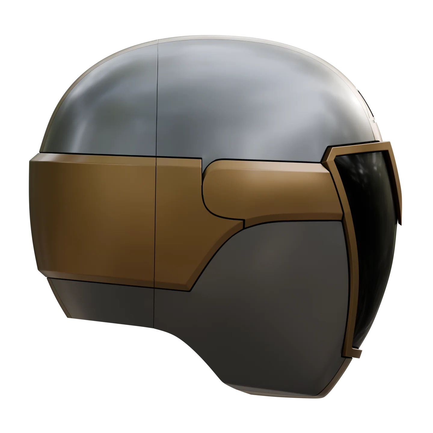 Titanium Ranger Helmet 3D Model - Image 6