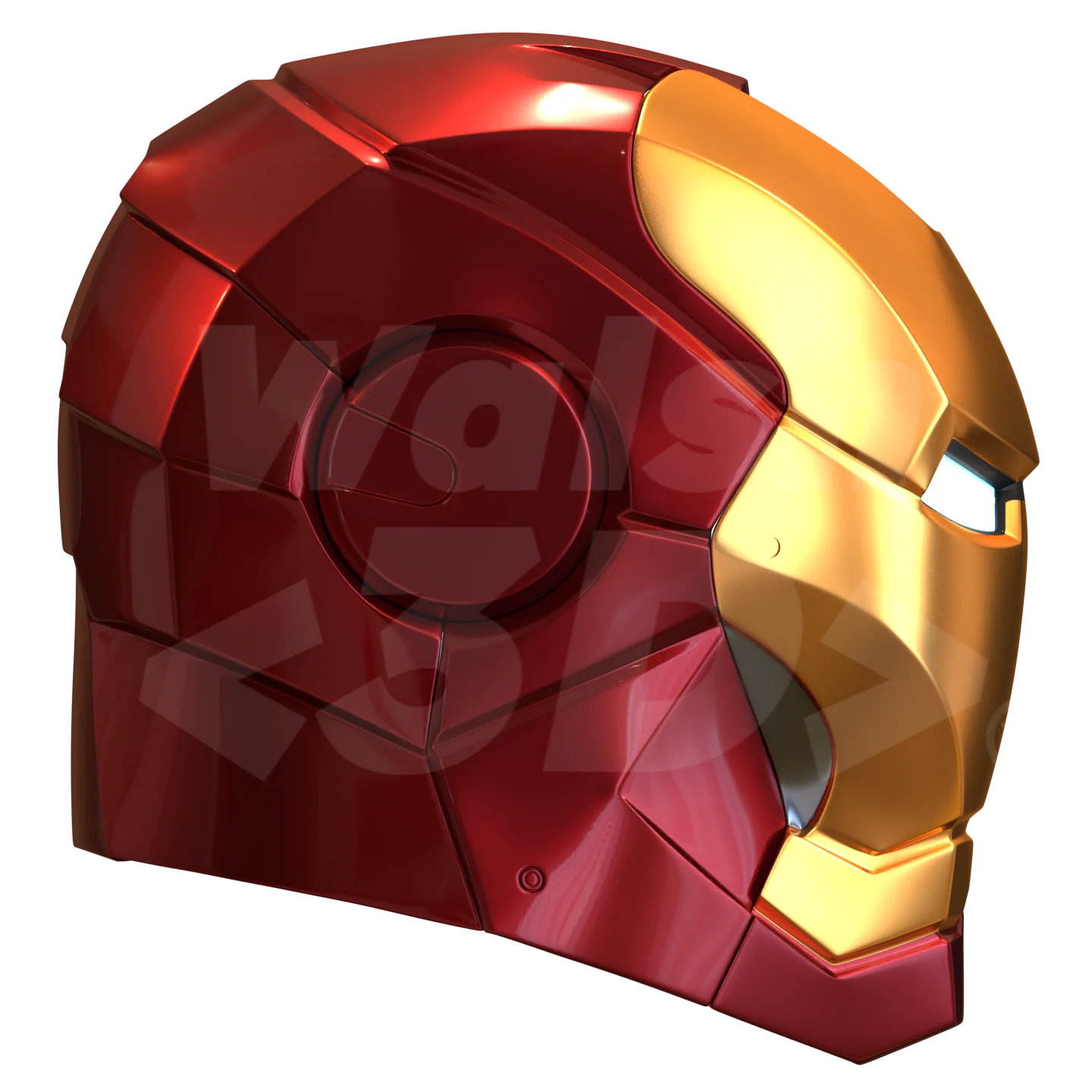 Toy Brick Metal Hero V2 Helmet 3D Print Model - Image 6