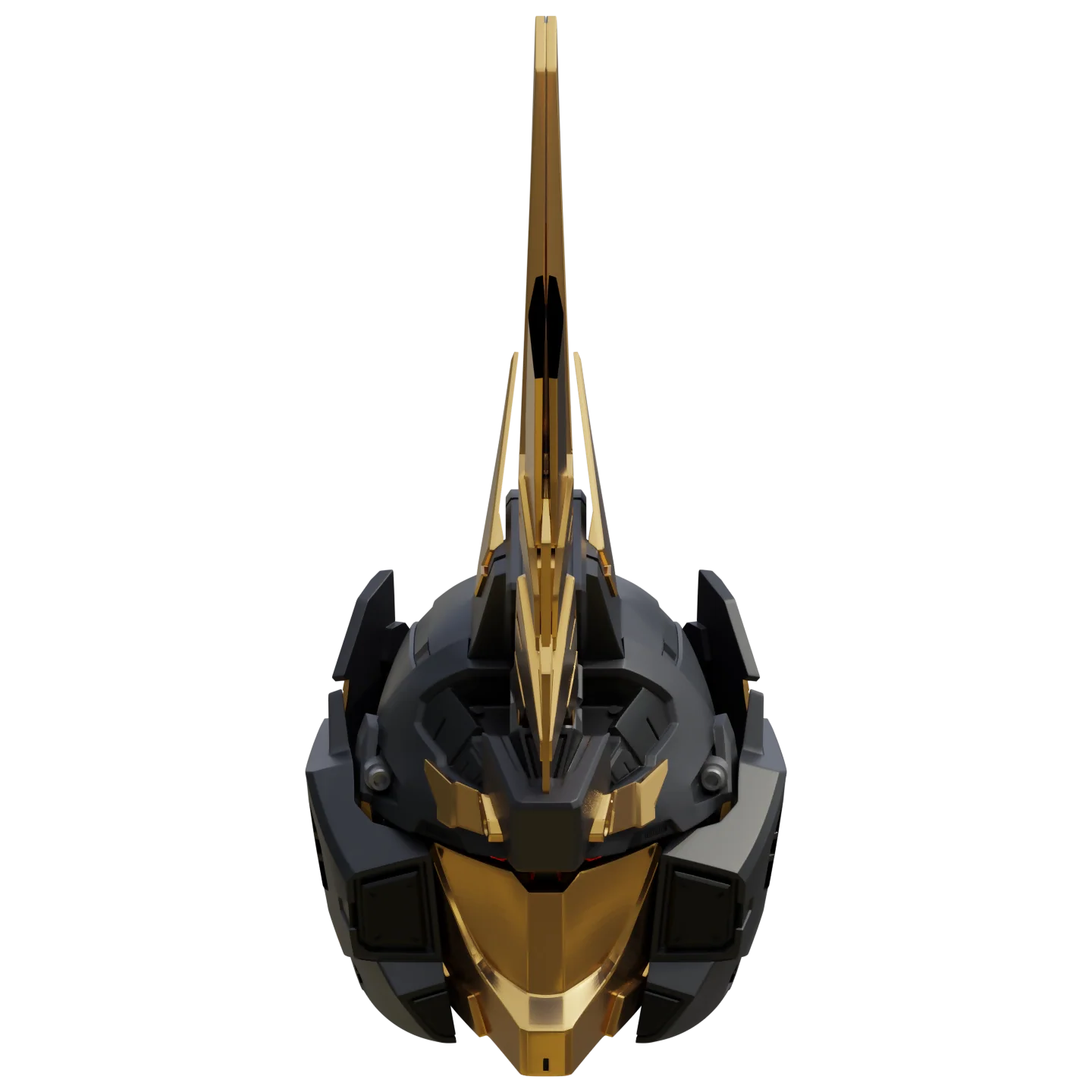 Transforming Gundam Banshee [RX-0 Unicorn] Helmet [3D Print Model] - Image 7