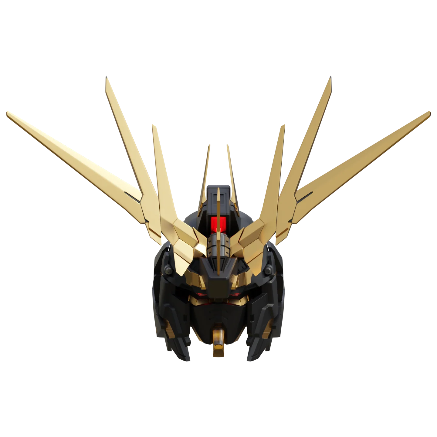 Transforming Gundam Banshee [RX-0 Unicorn] Helmet [3D Print Model] - Image 9