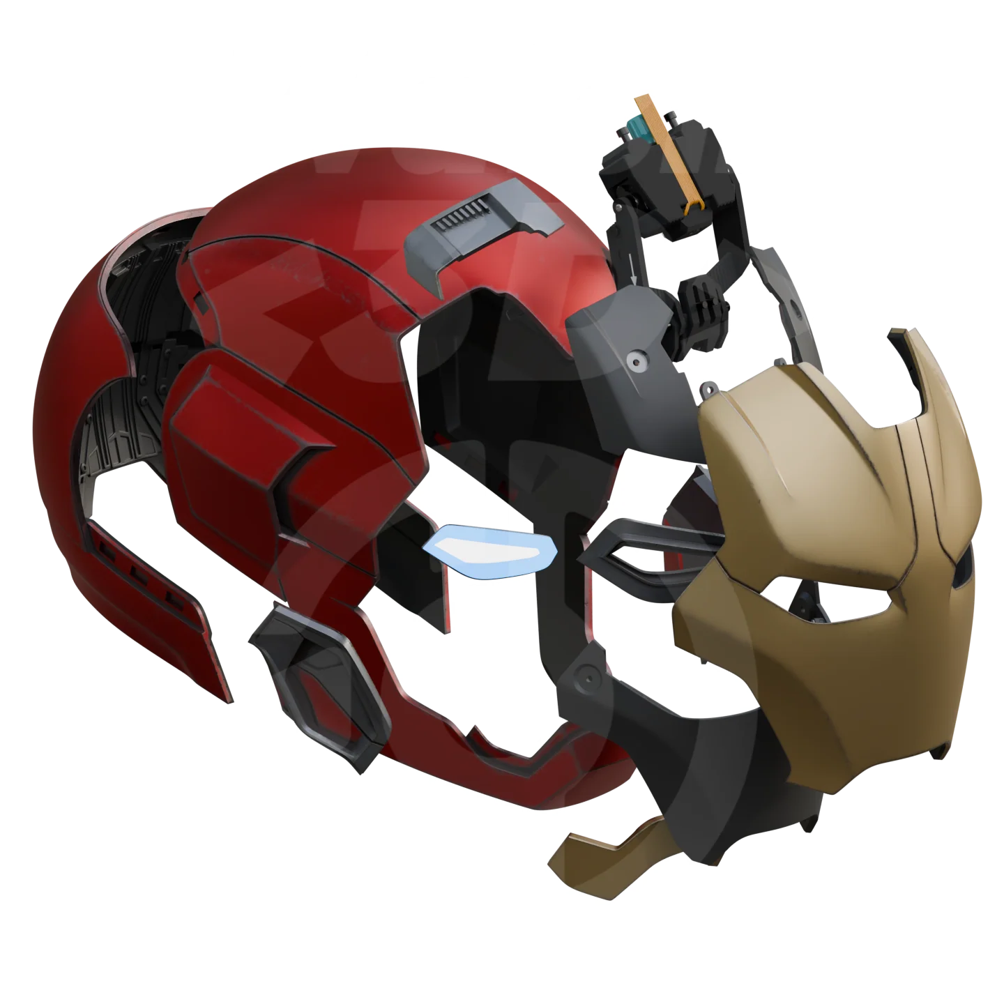 VEK3D / Walsh3D Motorized Mark 45 Helmet - Image 2