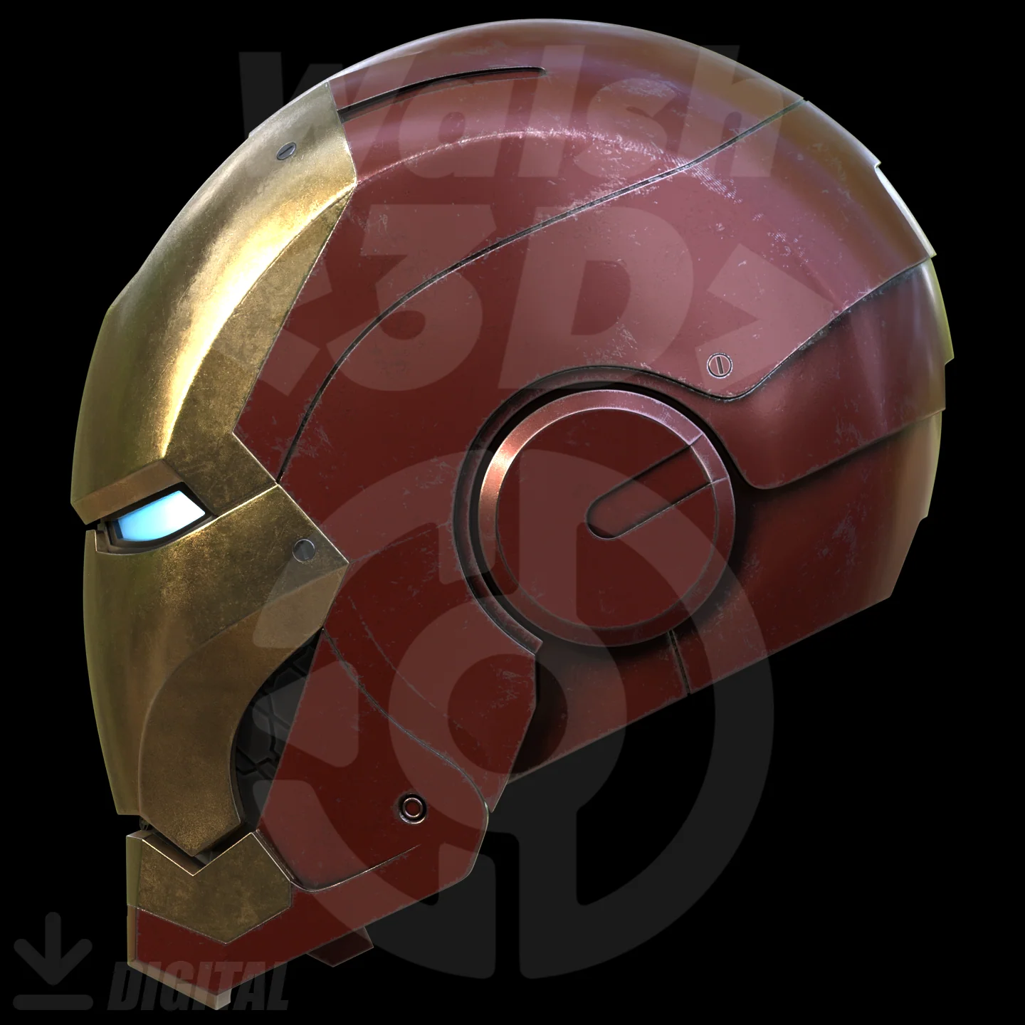 Vek3D/Walsh3D Motorized Mark 7 3D Printable Model - Image 10