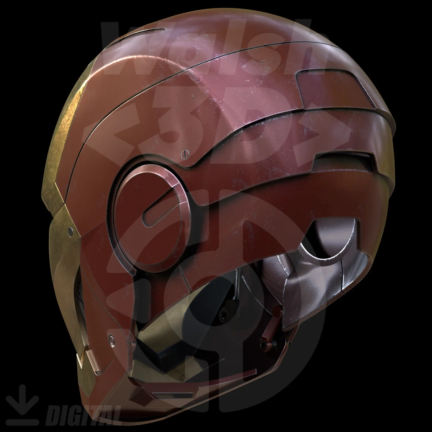 Vek3D/Walsh3D Motorized Mark 7 3D Printable Model - Image 11