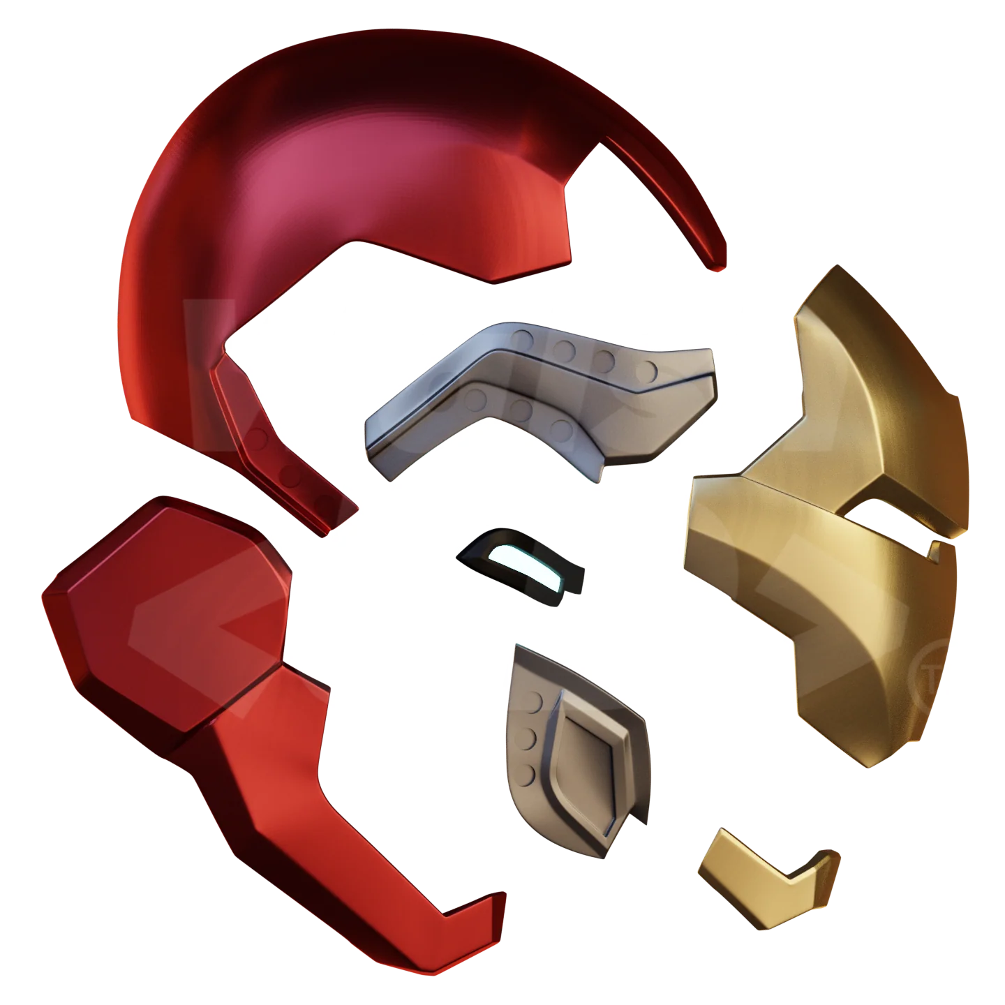 Video Game Mark 85 Helmet 3D Print Model - Image 2