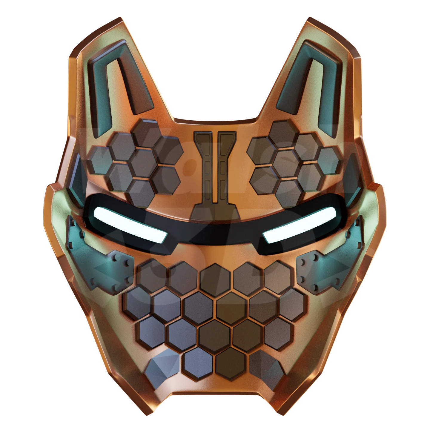 Video Game Mark 85 Helmet 3D Print Model - Image 3