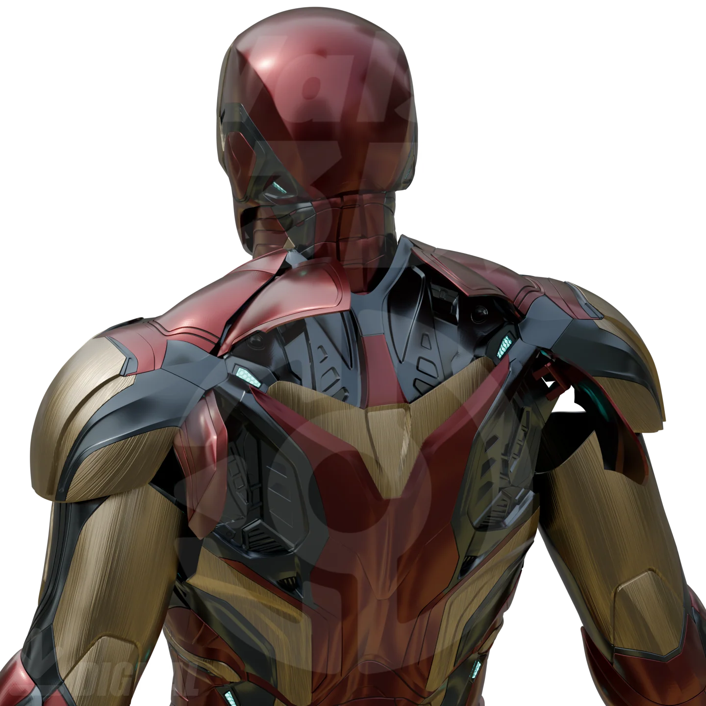 Walsh3D/Vek3D Mark 85 Full Suit 3D Printable Model - Image 4