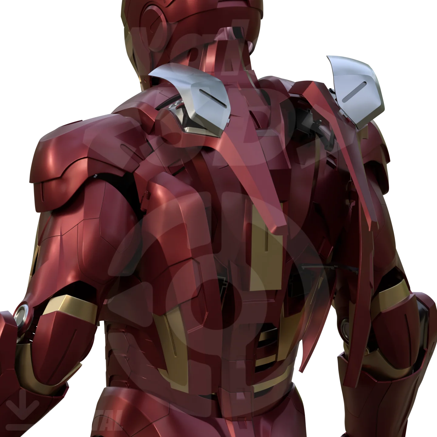 Walsh3D/Vek3D Motorized Mark 7 Suit 3D Printable Model - Image 11