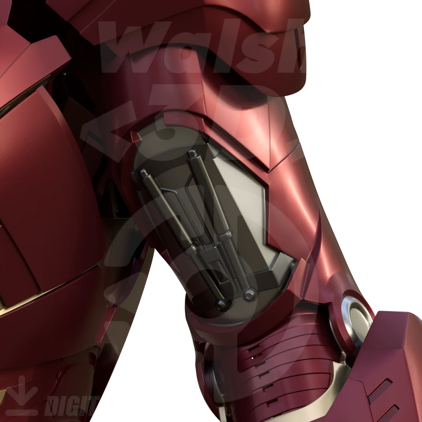 Walsh3D/Vek3D Motorized Mark 7 Suit 3D Printable Model - Image 12