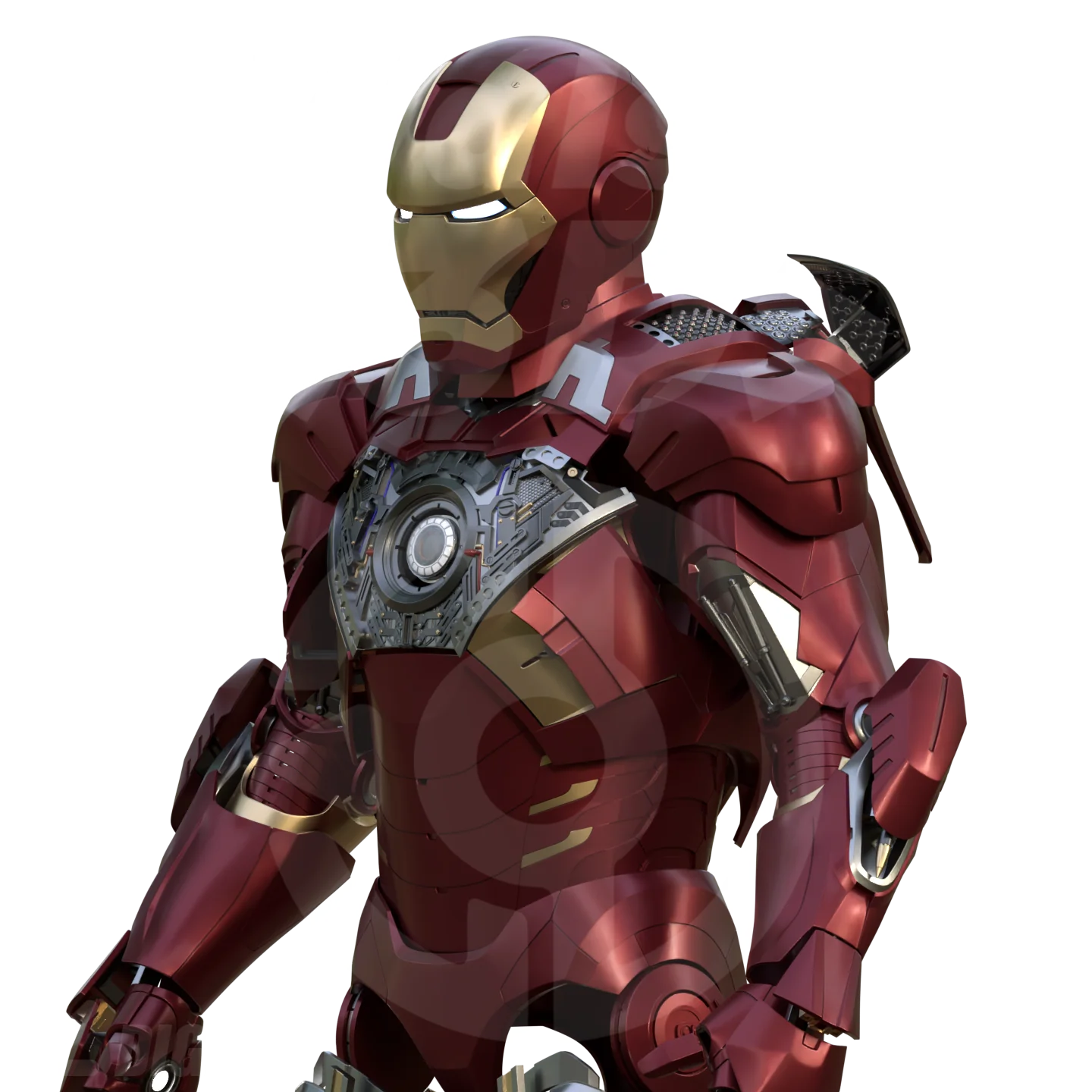 Walsh3D/Vek3D Motorized Mark 7 Suit 3D Printable Model - Image 14