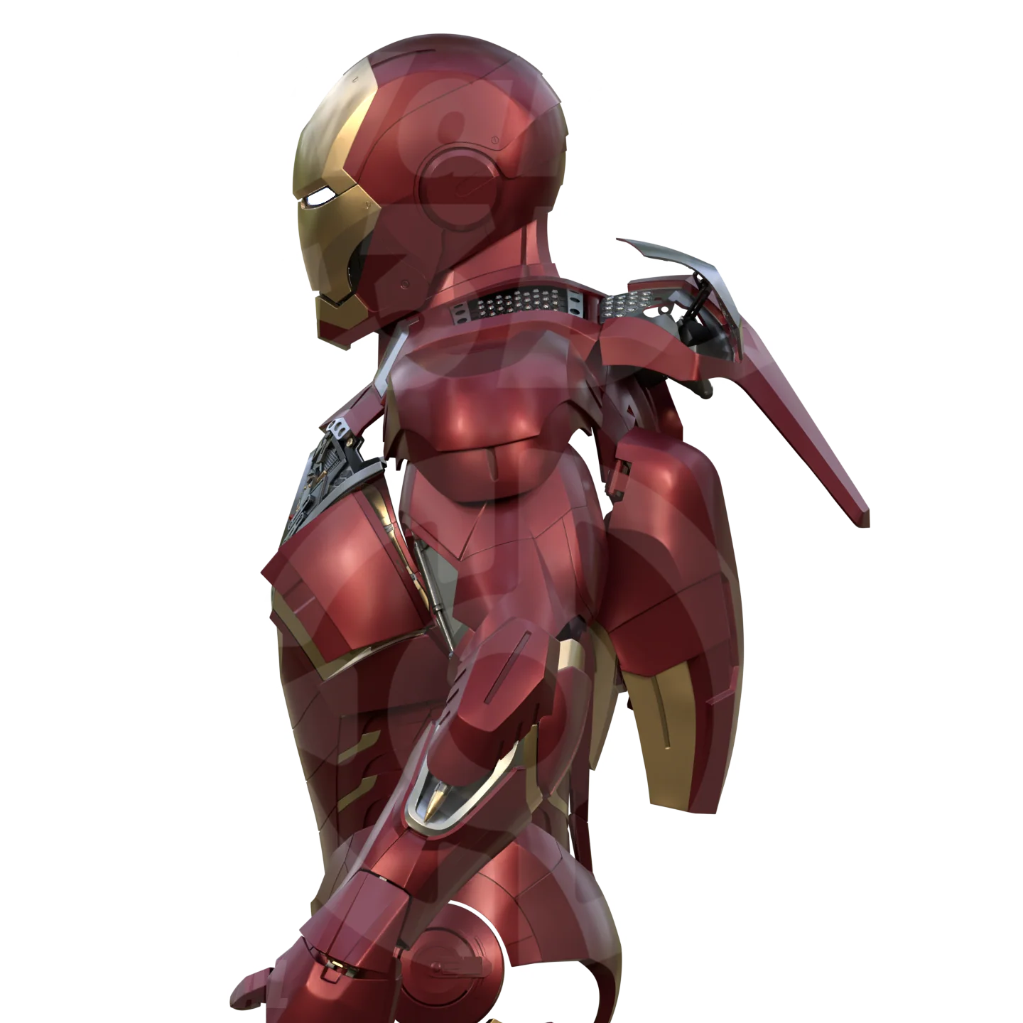 Walsh3D/Vek3D Motorized Mark 7 Suit 3D Printable Model - Image 32