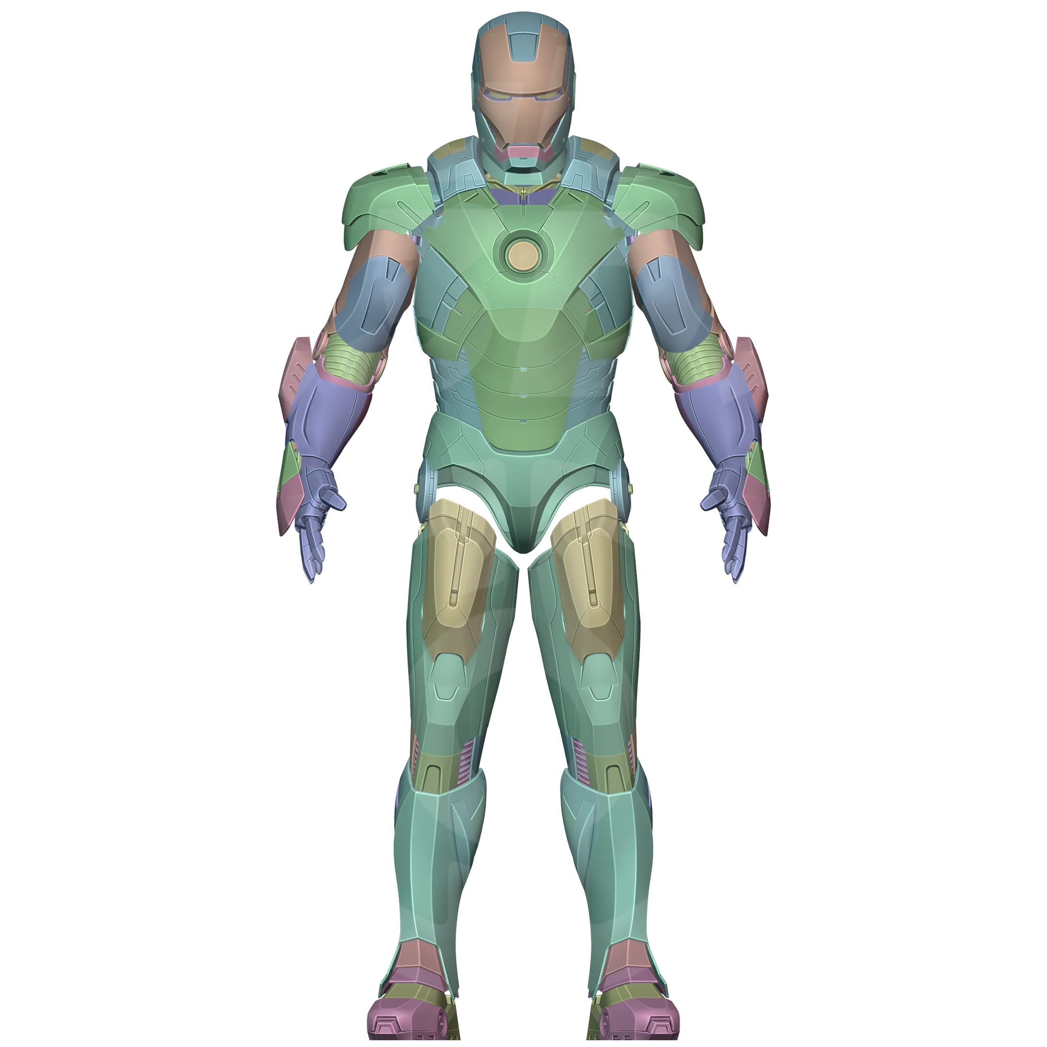 Walsh3D/Vek3D Motorized Mark 7 Suit 3D Printable Model - Image 35