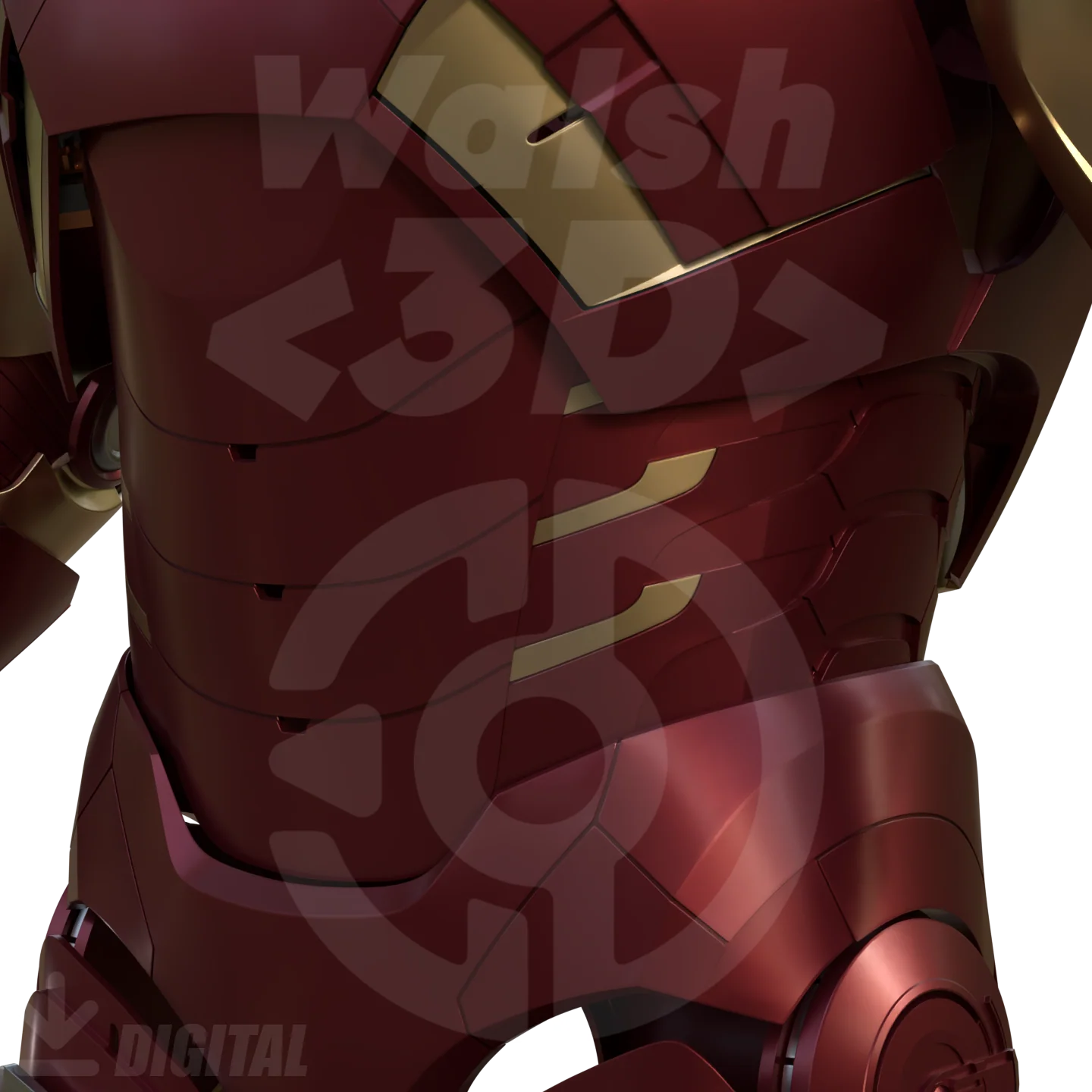 Walsh3D/Vek3D Motorized Mark 7 Suit 3D Printable Model - Image 37