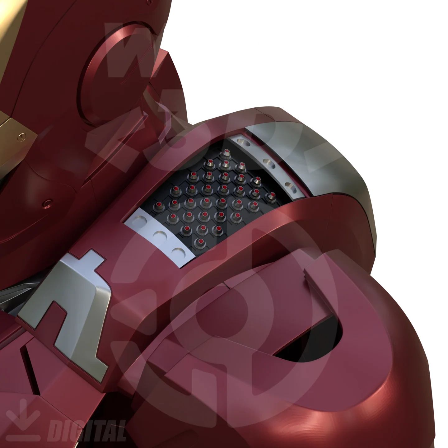 Walsh3D/Vek3D Motorized Mark 7 Suit 3D Printable Model - Image 9