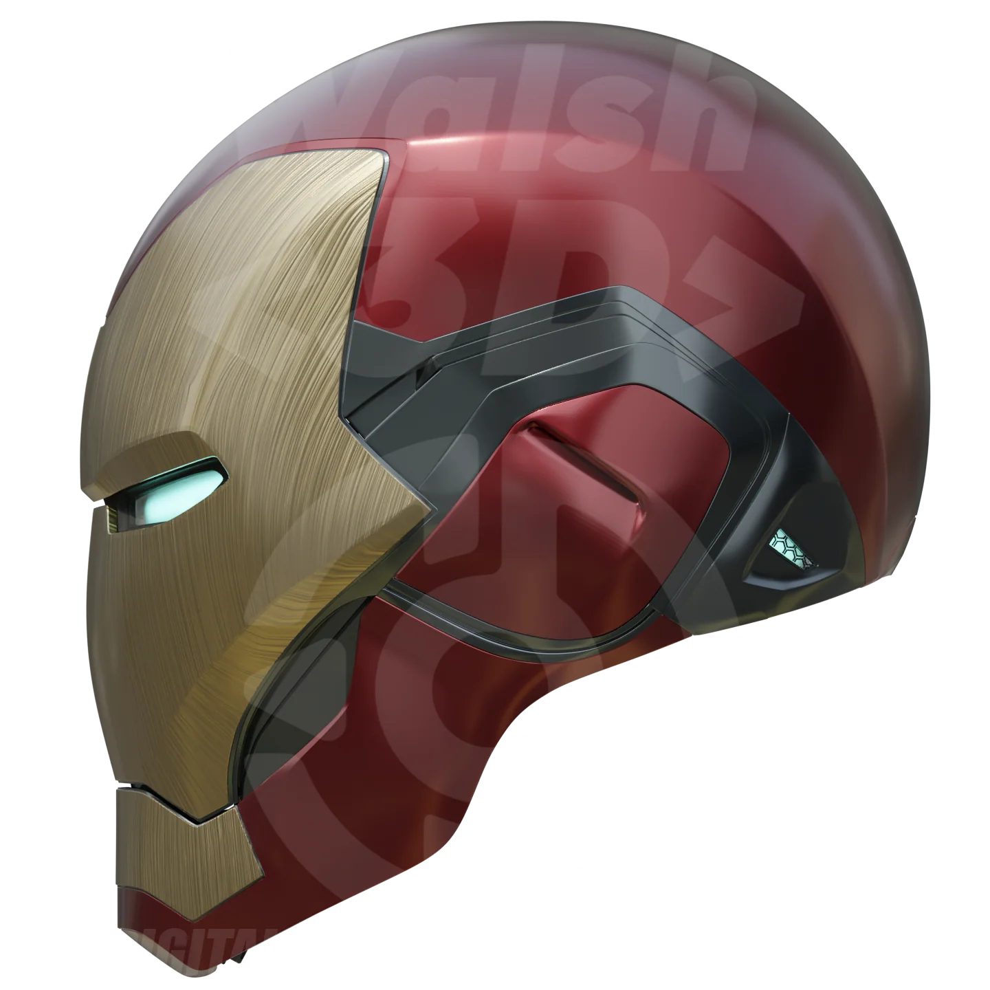 Walsh3D/Vek3D Motorized Mark 85 Helmet 3D Printable Model - Image 13