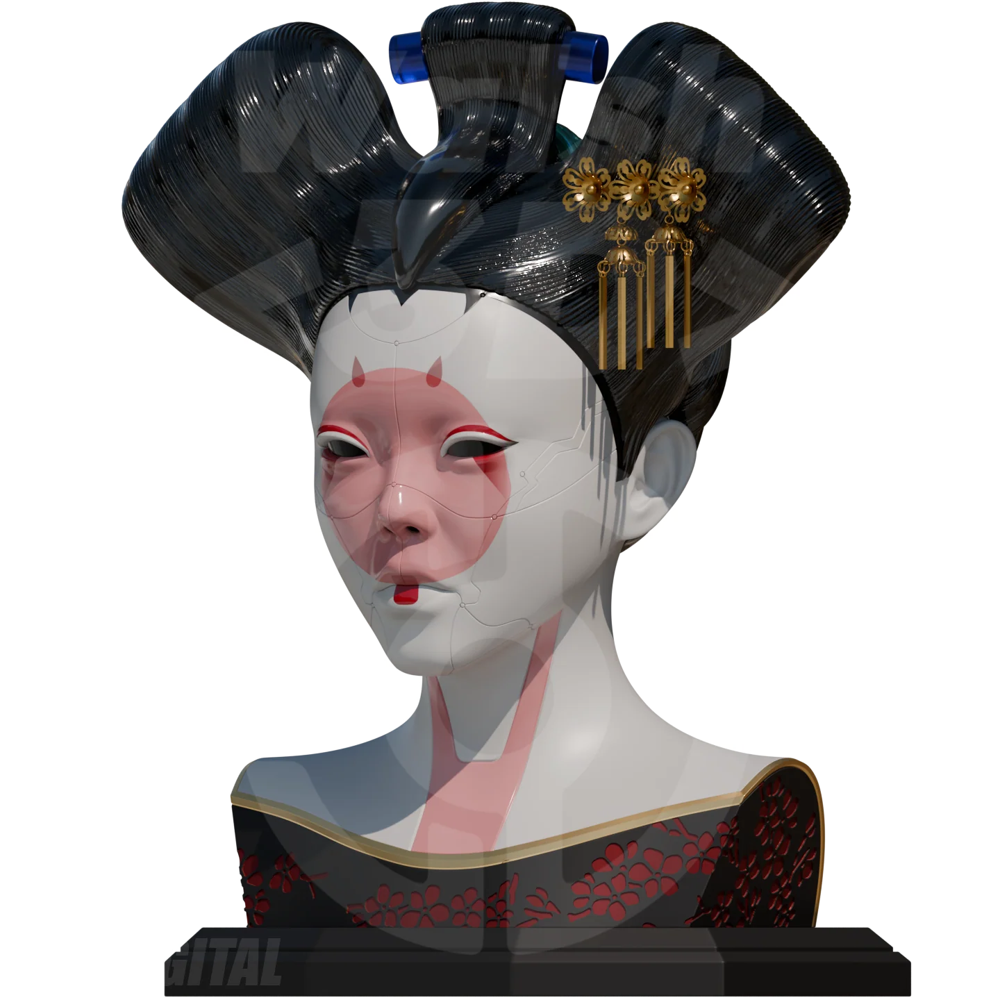 WALSH3D / VEK3D Robotic Geisha (GITS 2017) [3D Print Model] - Image 5