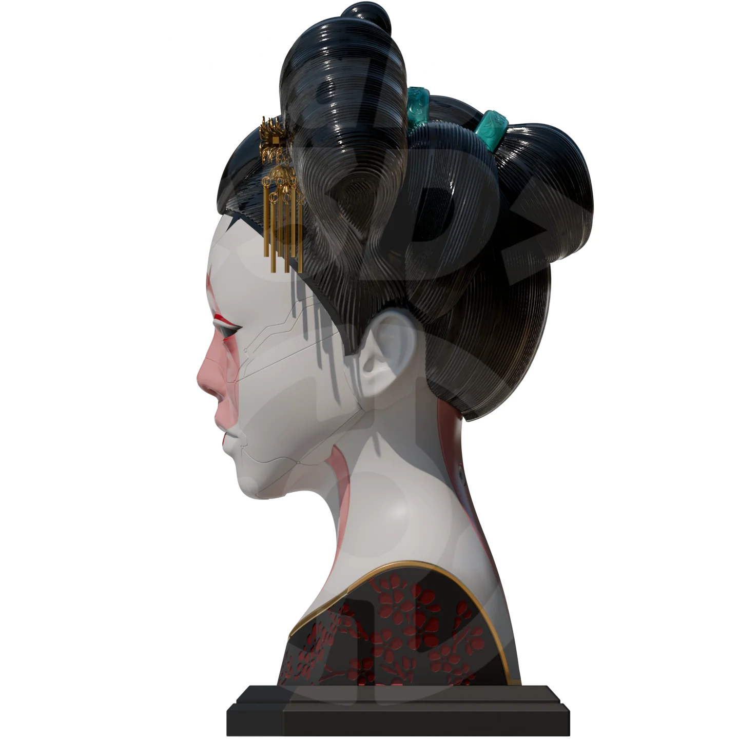 WALSH3D / VEK3D Robotic Geisha (GITS 2017) [3D Print Model] - Image 6