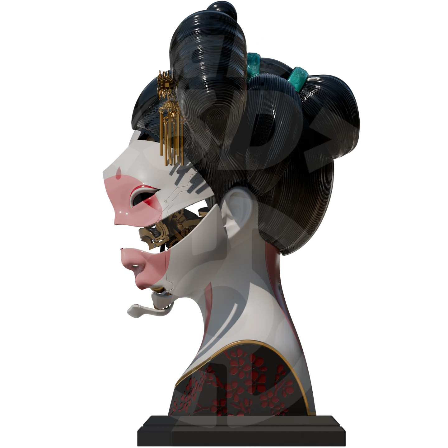 WALSH3D / VEK3D Robotic Geisha (GITS 2017) [3D Print Model] - Image 9