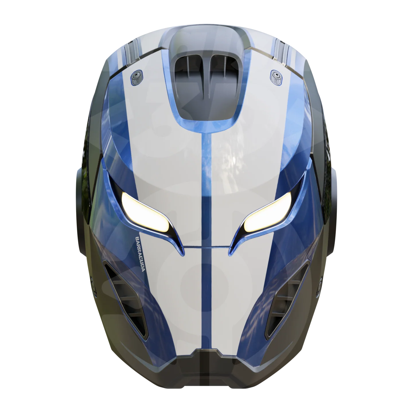 Walsh3D / Vek3D SRT-1 Barracuda Helmet 3D Printable Model