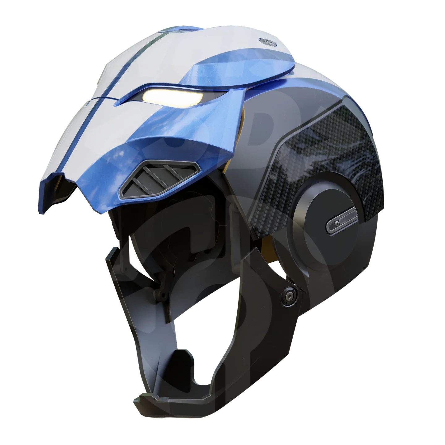 Walsh3D / Vek3D SRT-1 Barracuda Helmet 3D Printable Model - Image 3