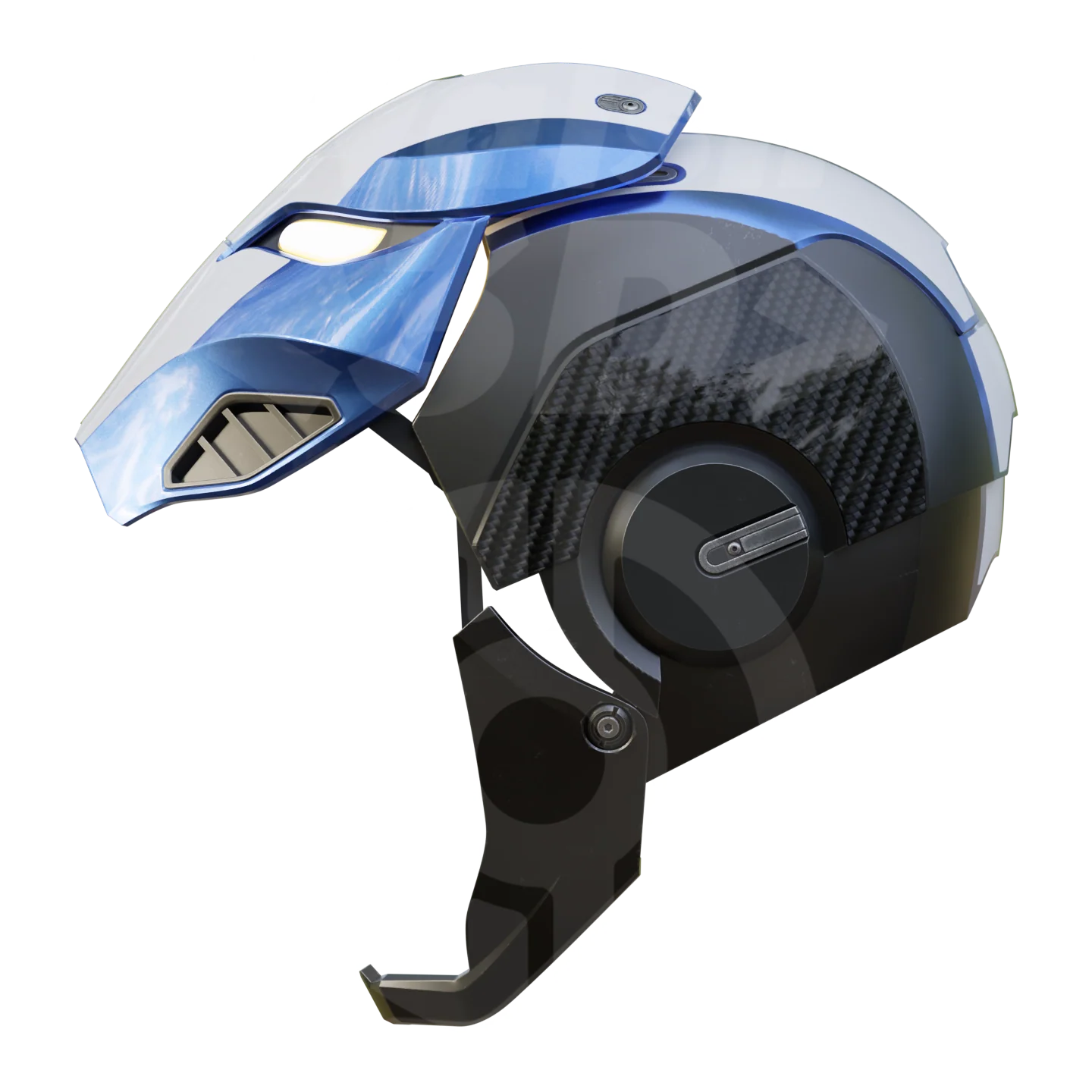 Walsh3D / Vek3D SRT-1 Barracuda Helmet 3D Printable Model - Image 4
