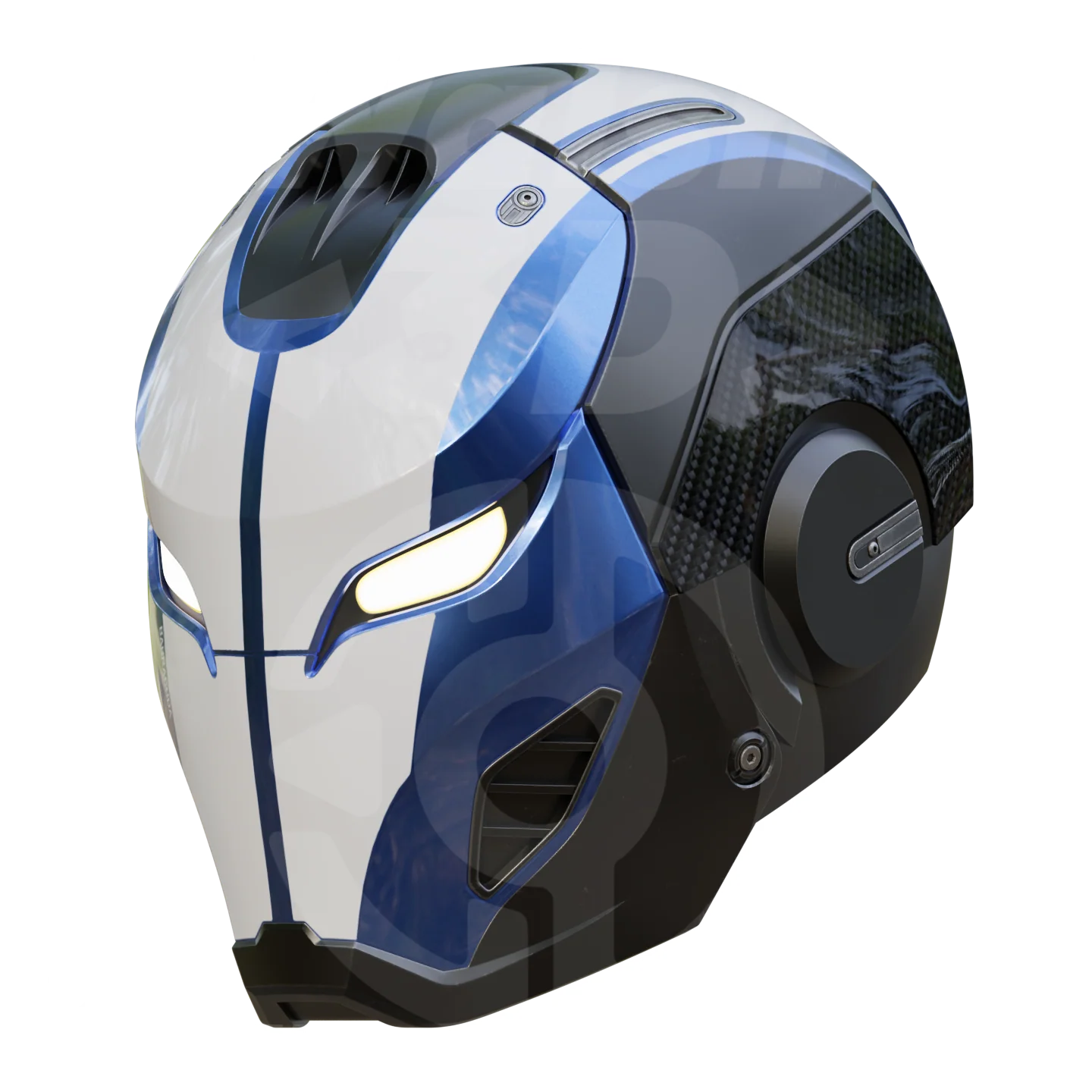 Walsh3D / Vek3D SRT-1 Barracuda Helmet 3D Printable Model - Image 5