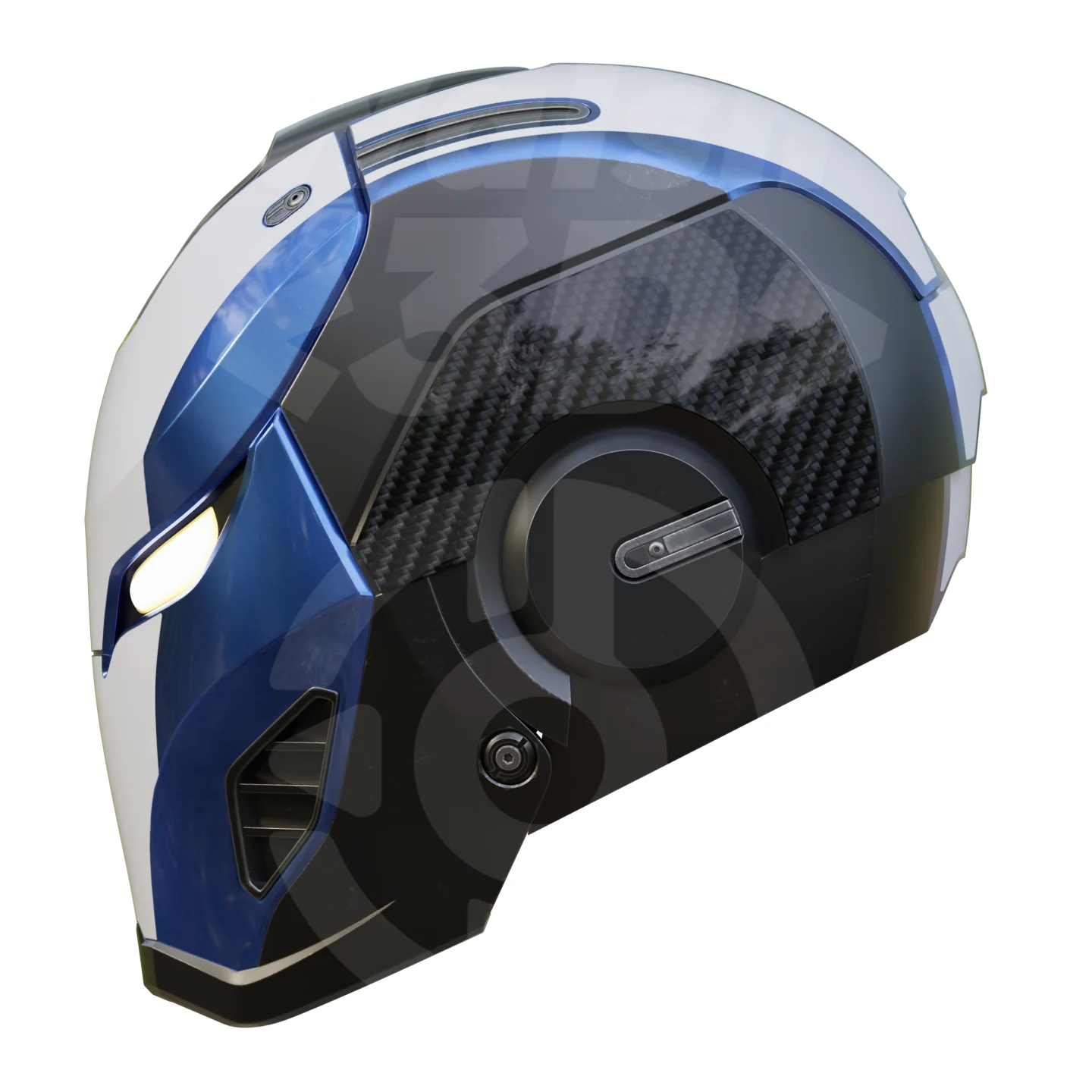 Walsh3D / Vek3D SRT-1 Barracuda Helmet 3D Printable Model - Image 6