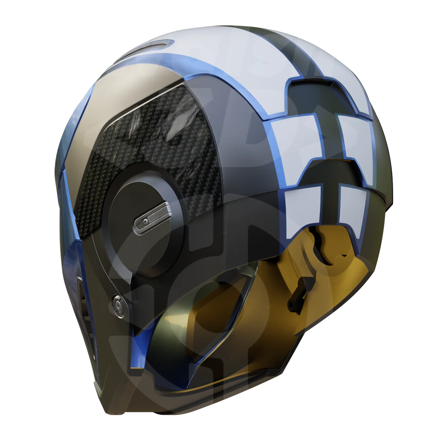 Walsh3D / Vek3D SRT-1 Barracuda Helmet 3D Printable Model - Image 7