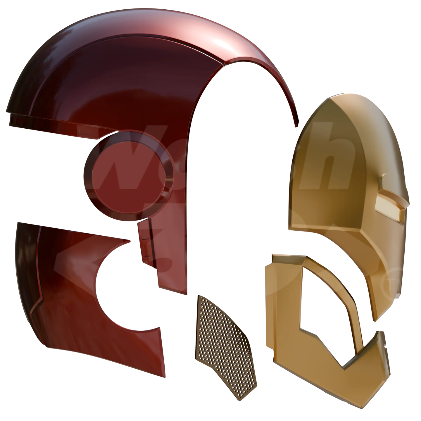 Walsh3D / Zaack3D Classic Helmet 3D Print Model - Image 2