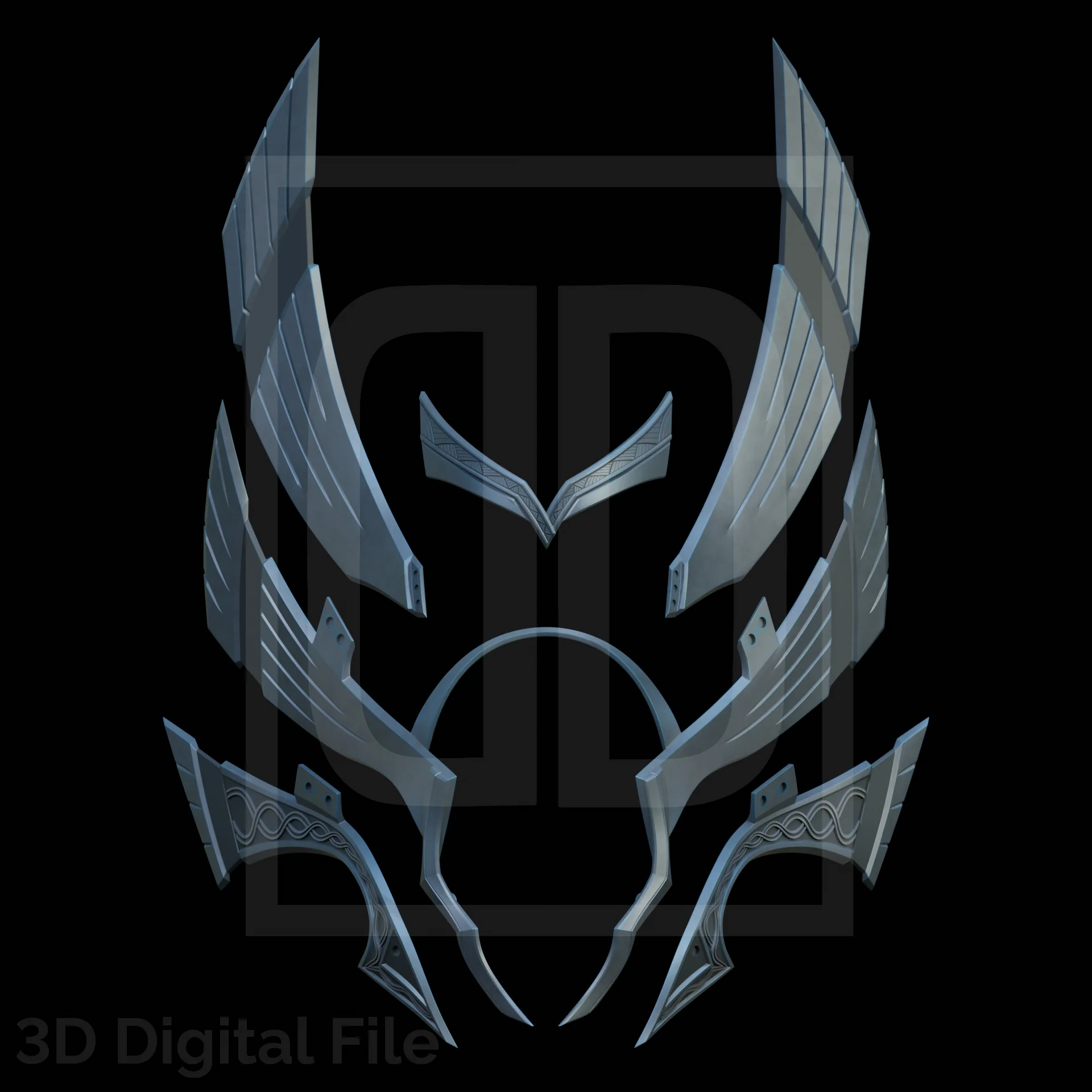 Weather Goddess Thunder Headset - MR Game 3D Model - Image 2