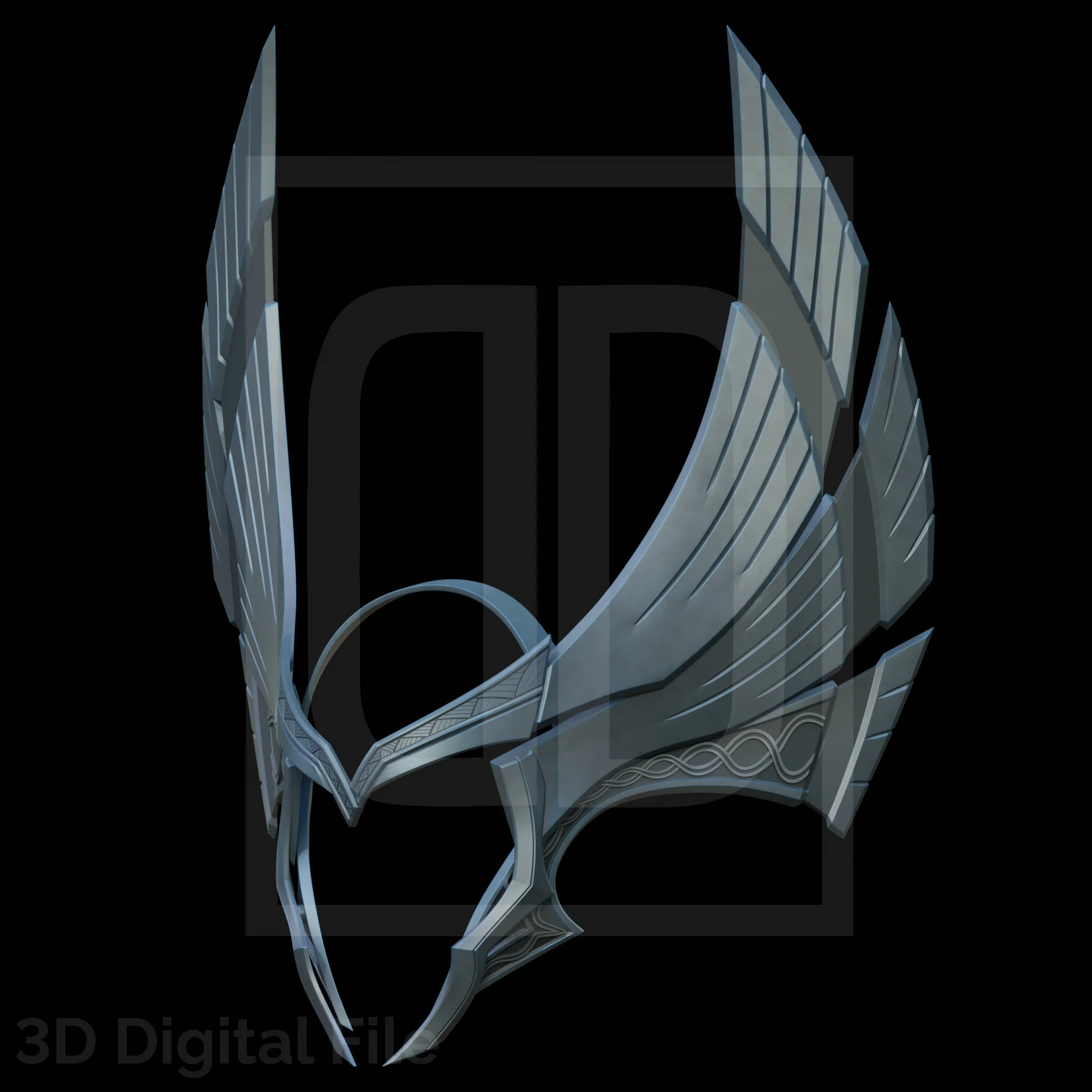 Weather Goddess Thunder Headset - MR Game 3D Model - Image 4