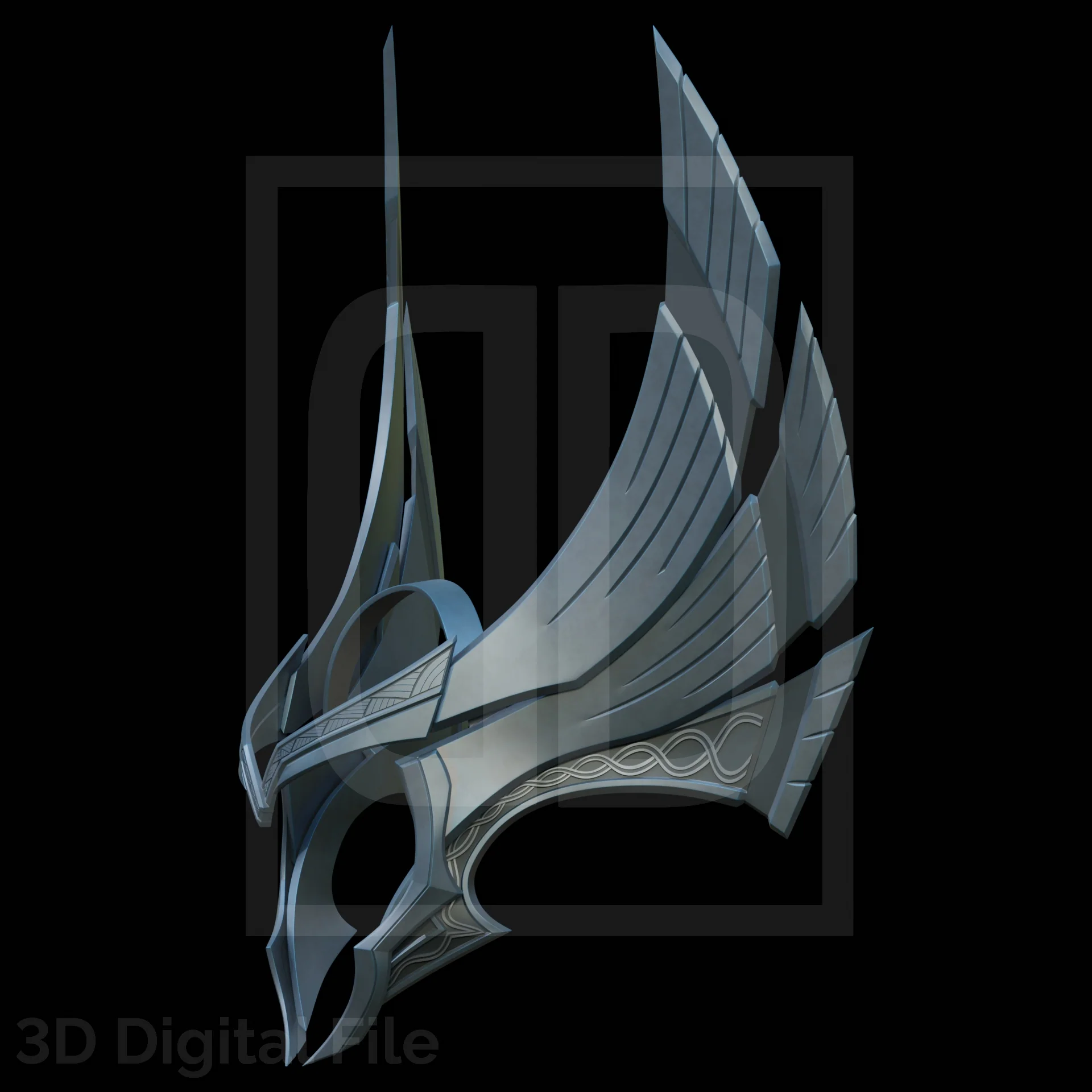 Weather Goddess Thunder Headset - MR Game 3D Model - Image 5