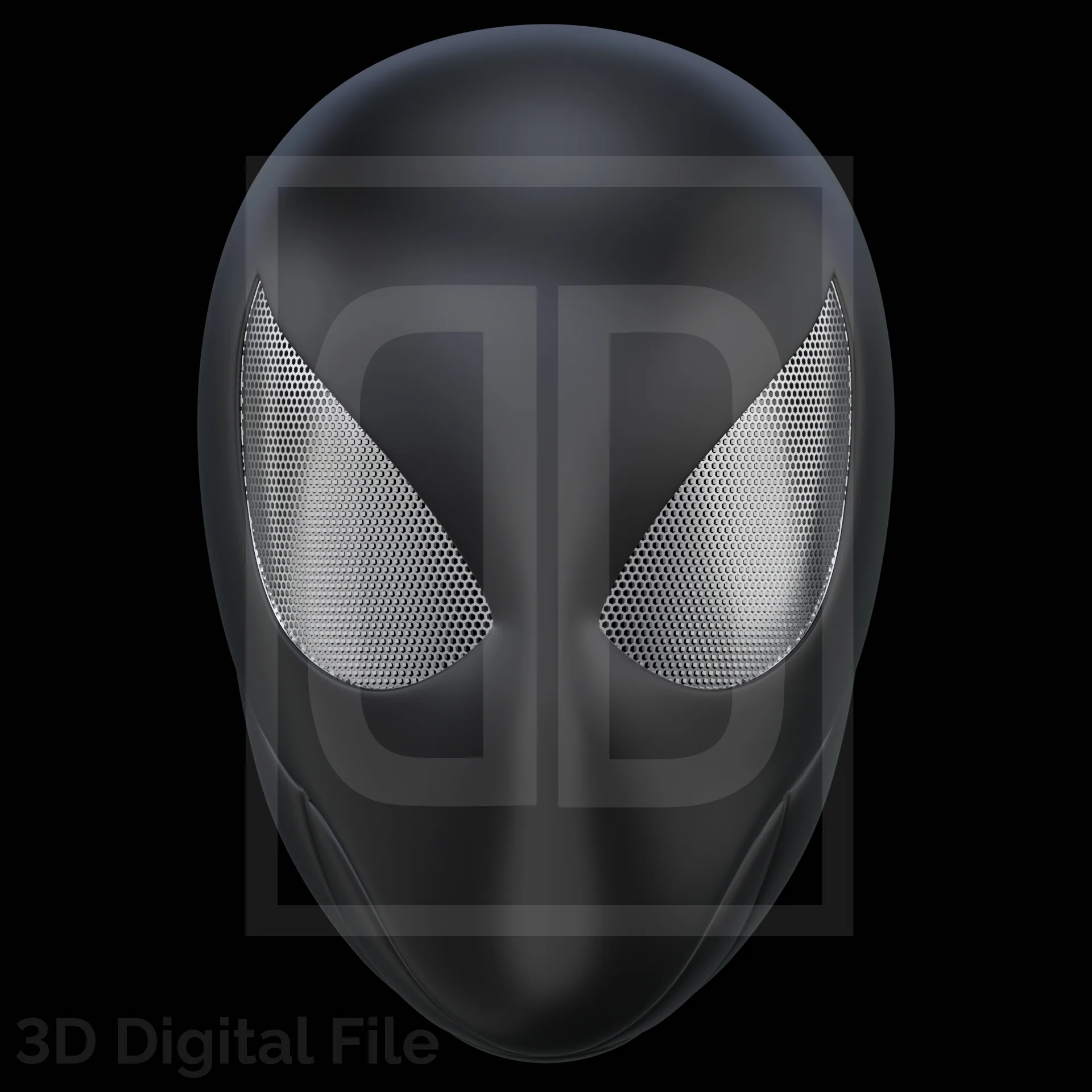 Webslinger Black Mask - SM2 PS5 3D Model - Image 4