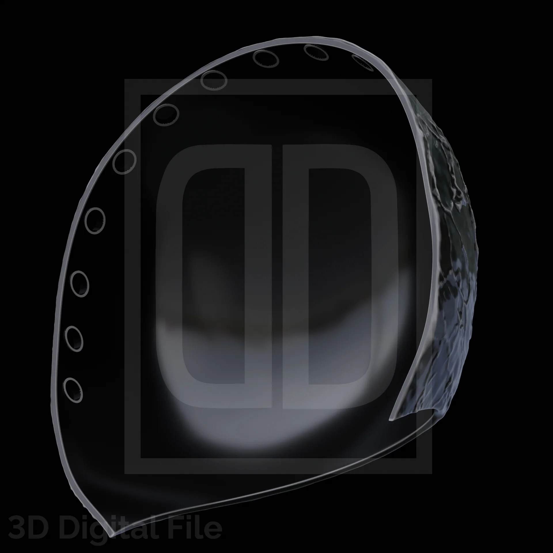 Webslinger Black Mask - UCM 3D Model - Image 11