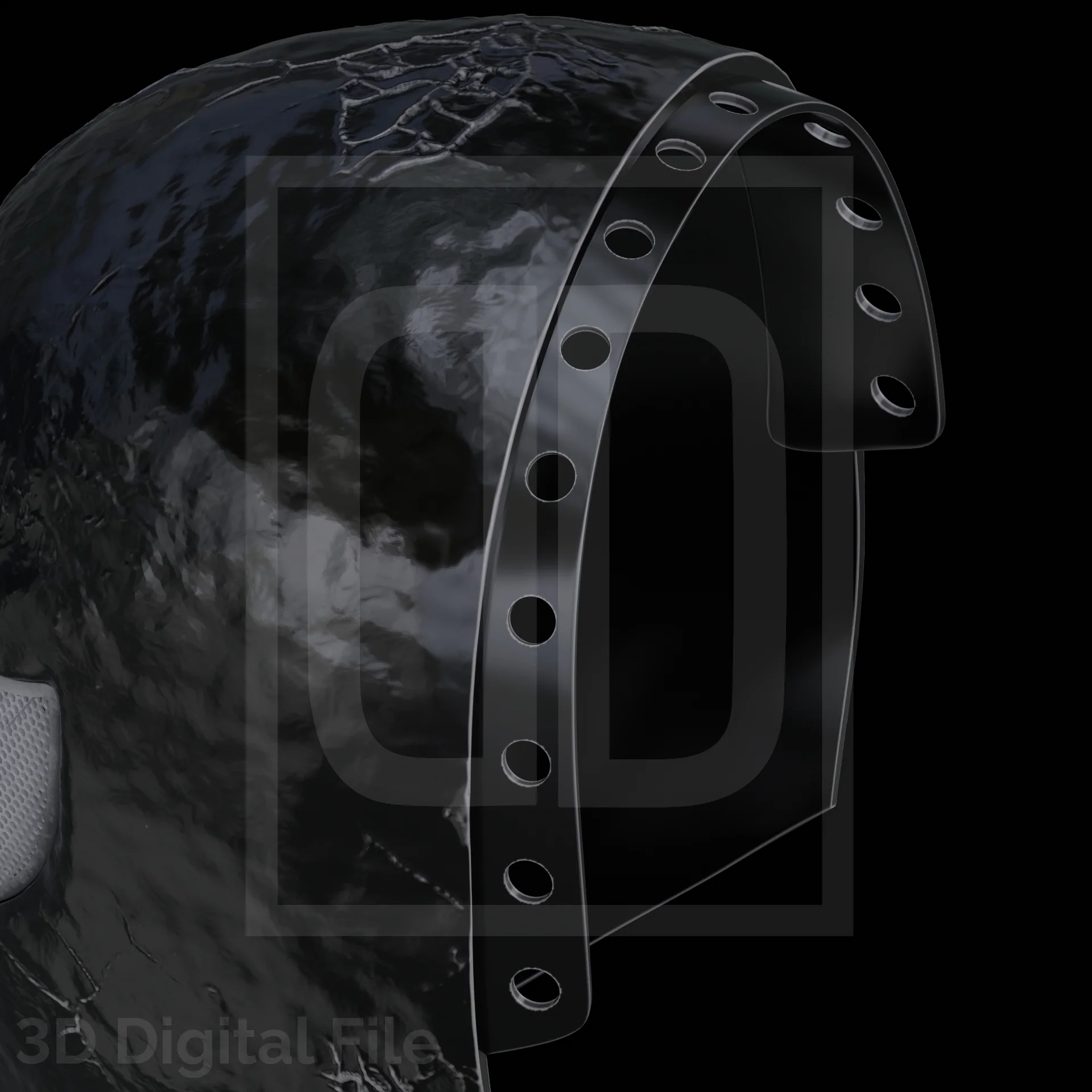 Webslinger Black Mask - UCM 3D Model - Image 9