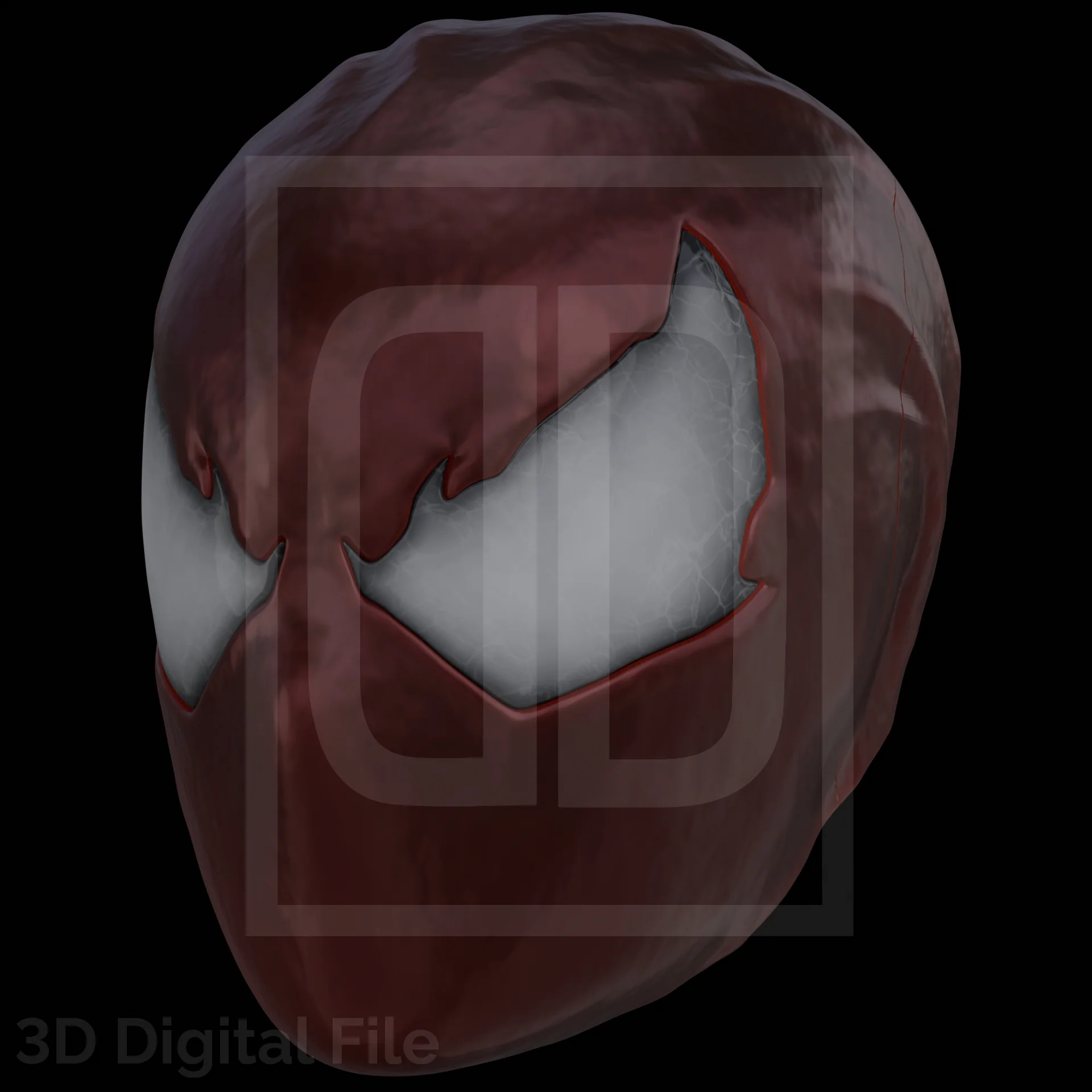 Webslinger Black Rage Mask - 3D Model - Image 4