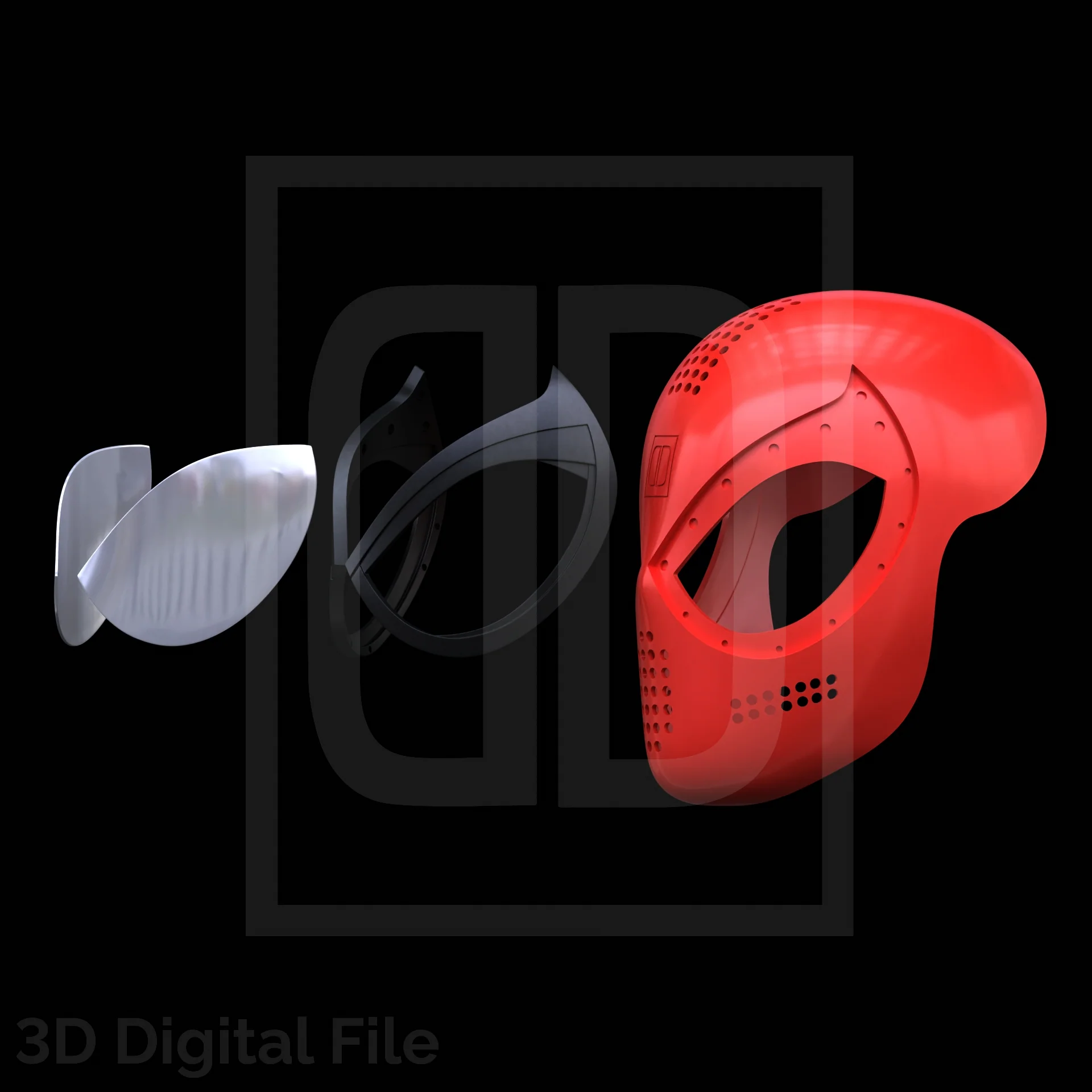 Webslinger NWH Concept Art Faceshell 3D Model - Image 2