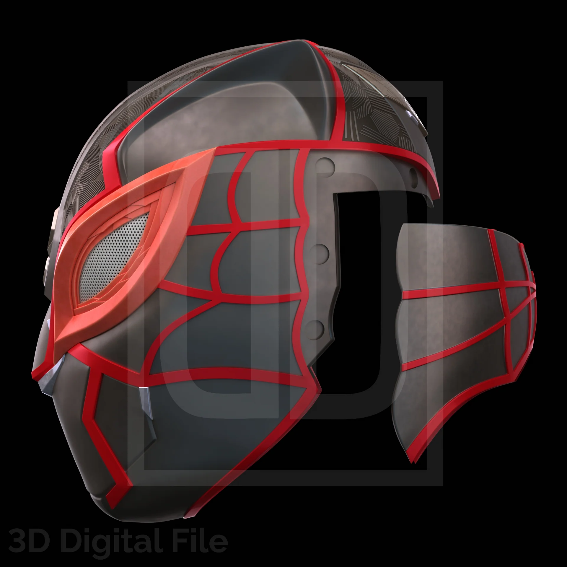 Webslinger Panther Mask - SM2 PS5 3D Model - Image 10