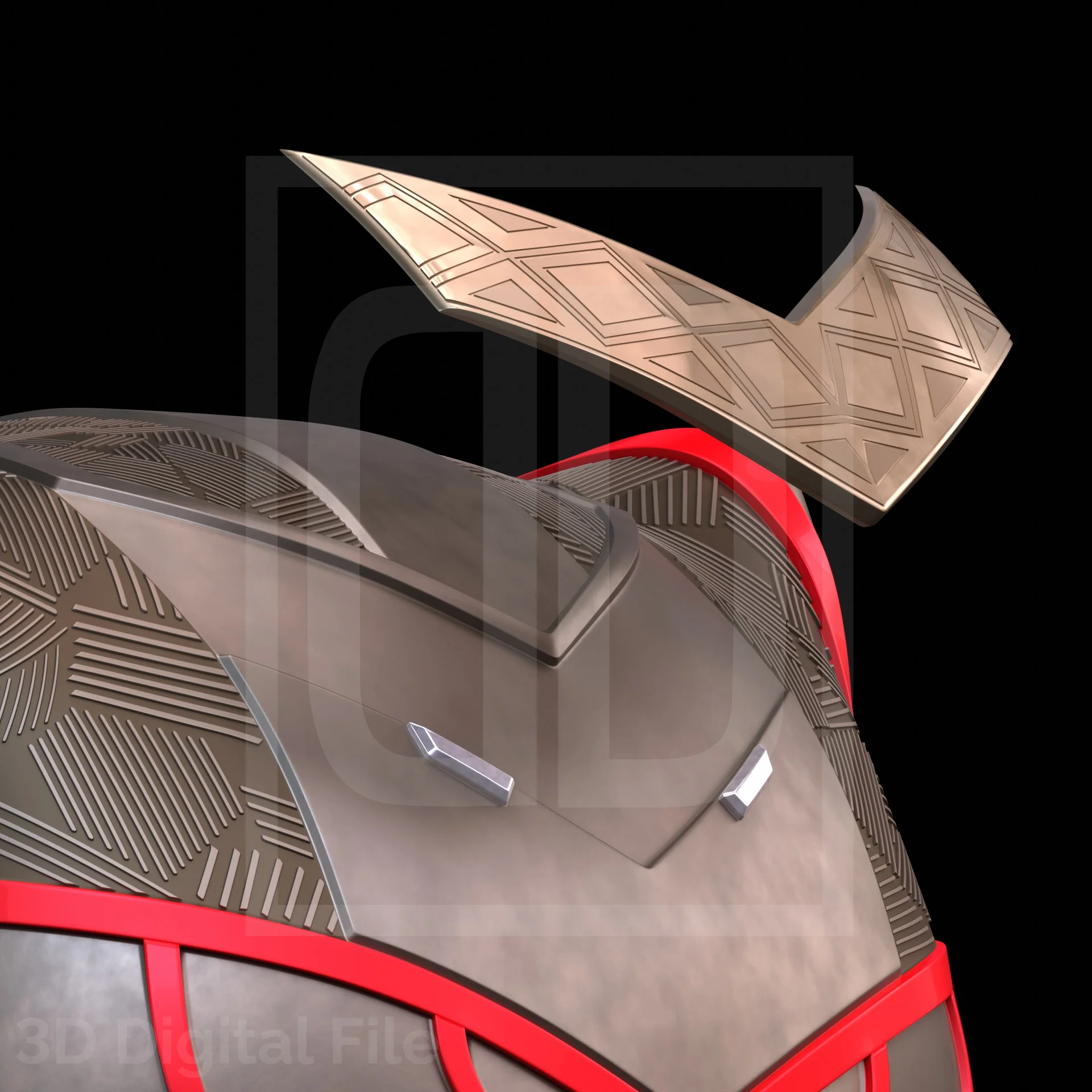 Webslinger Panther Mask - SM2 PS5 3D Model - Image 11