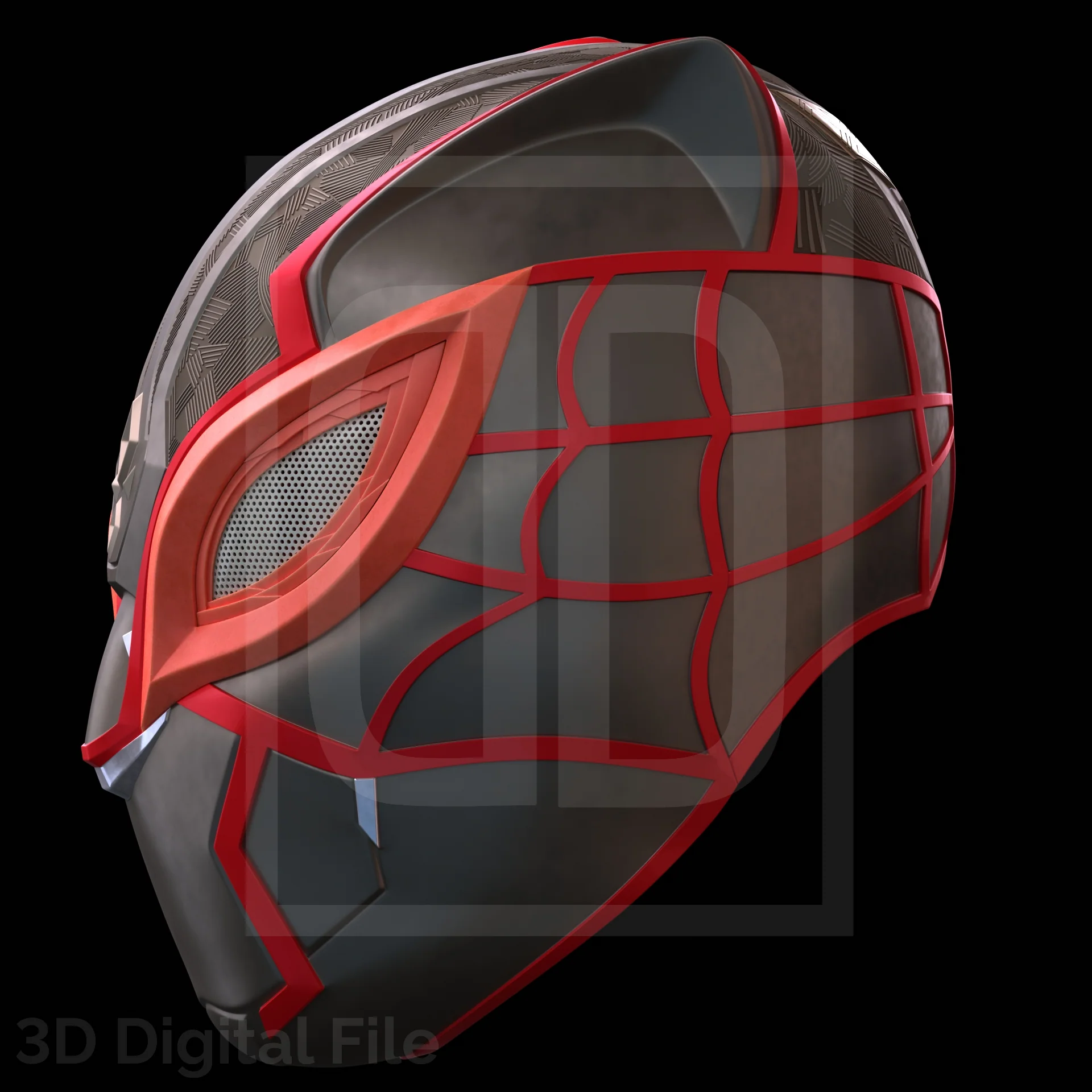 Webslinger Panther Mask - SM2 PS5 3D Model - Image 5