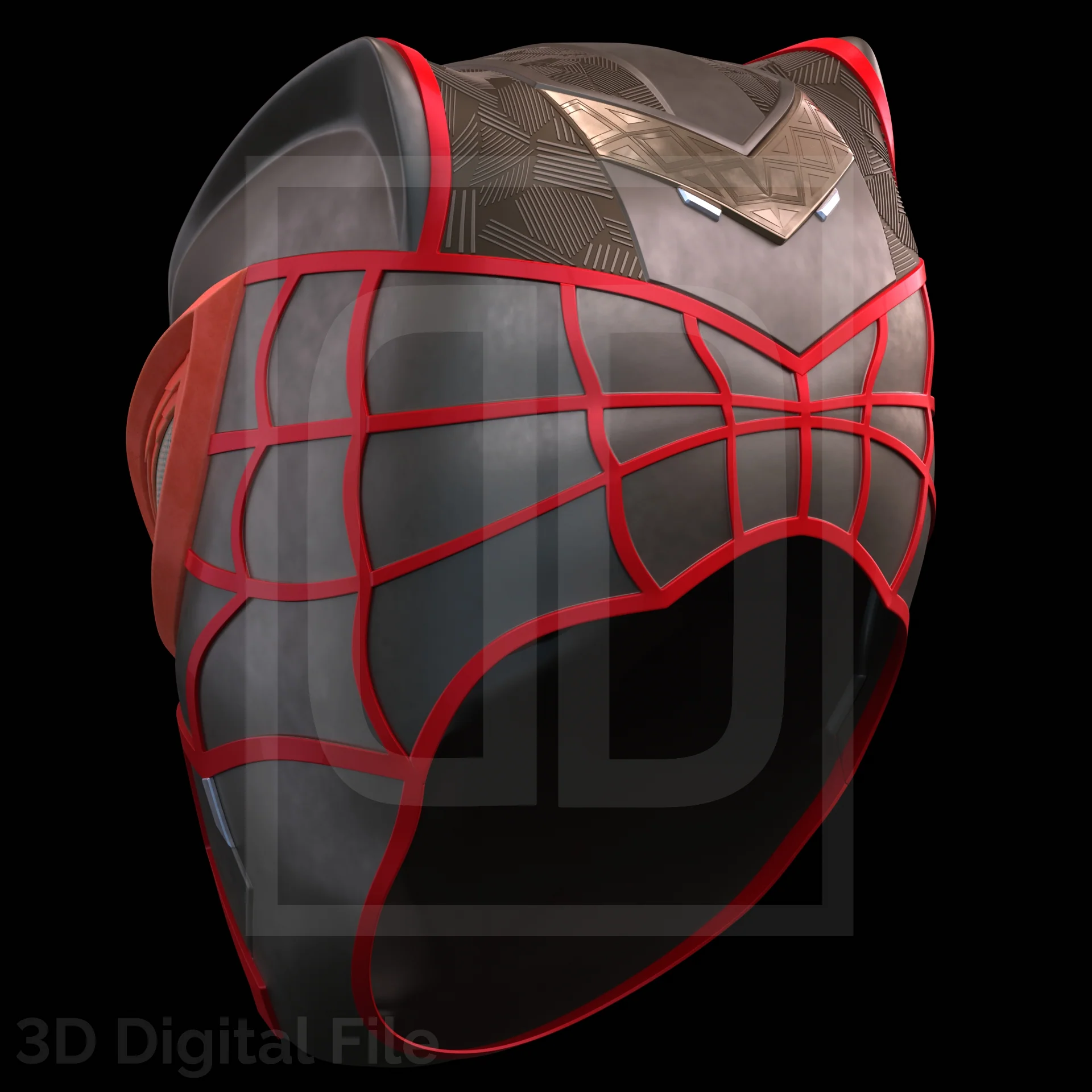 Webslinger Panther Mask - SM2 PS5 3D Model - Image 6