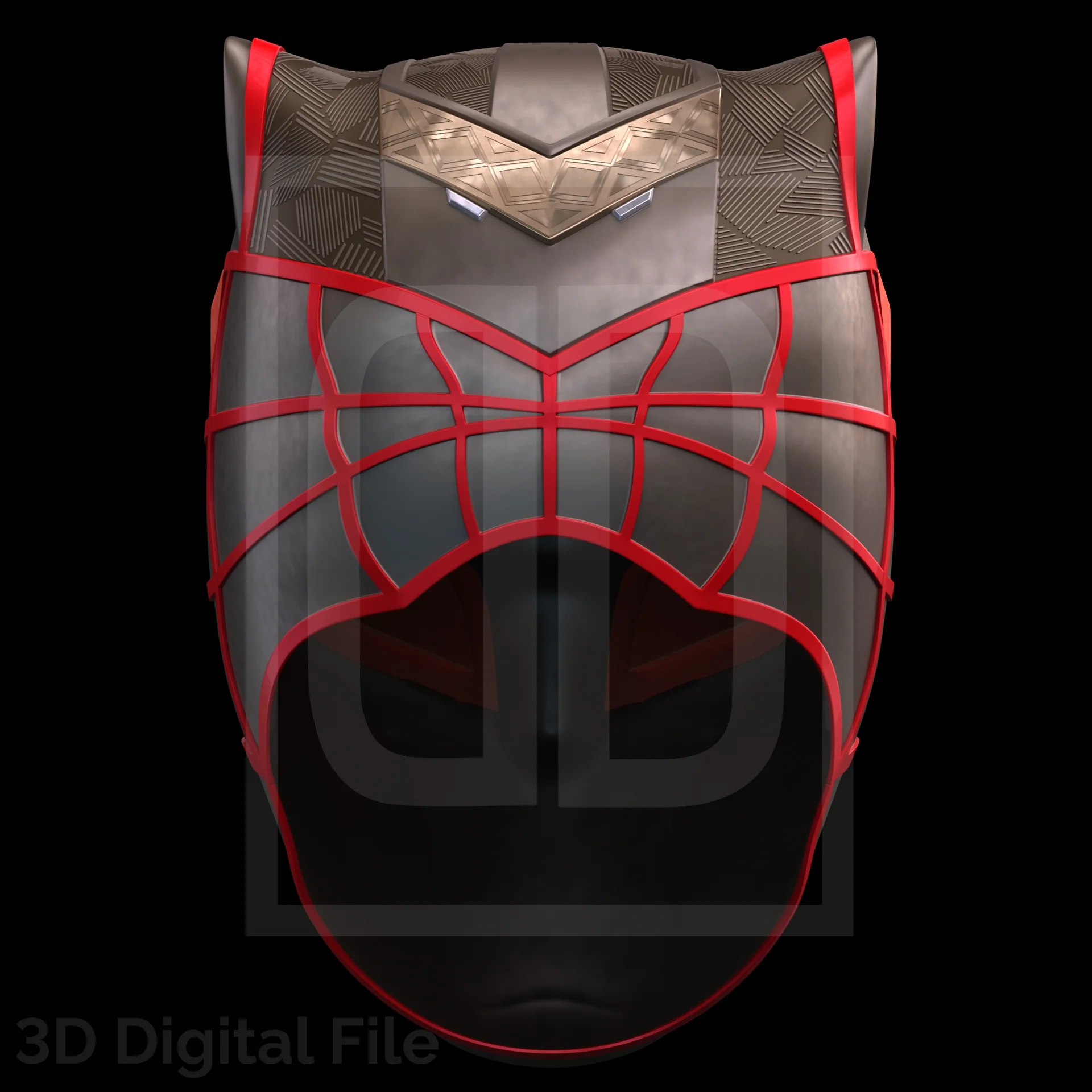Webslinger Panther Mask - SM2 PS5 3D Model - Image 7