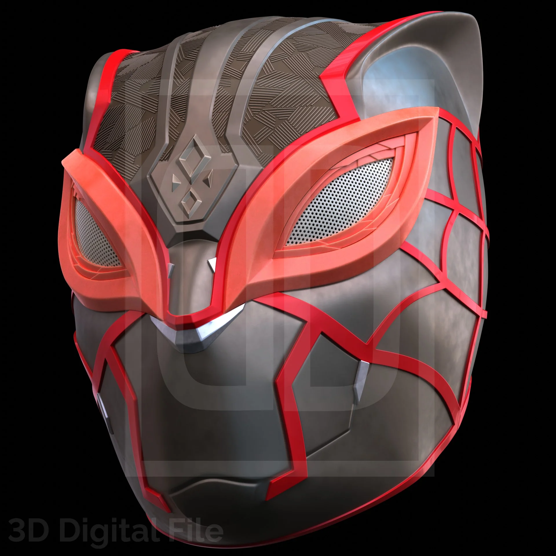 Webslinger Panther Mask - SM2 PS5 3D Model - Image 8