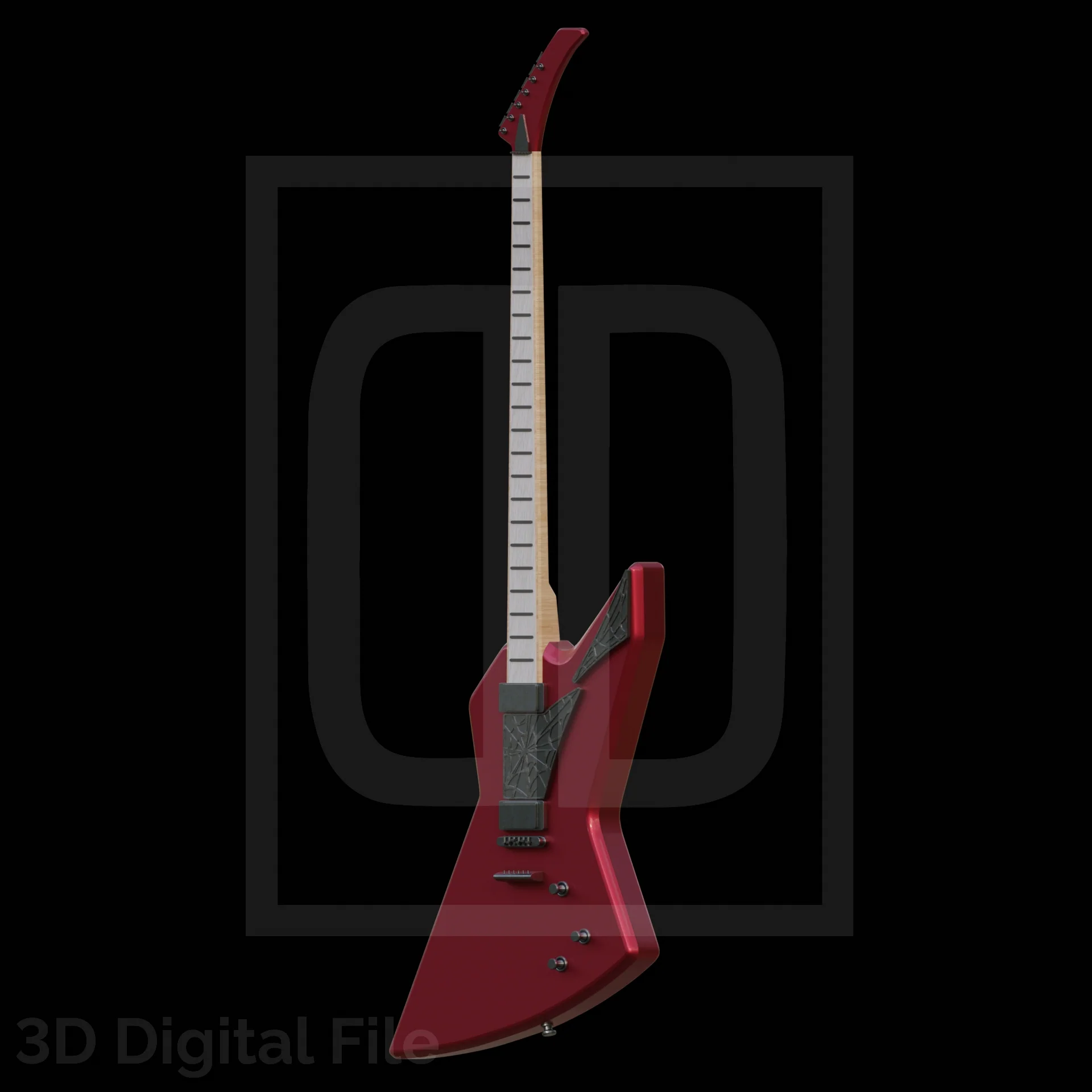 Webslinger Punk 2099 Guitar - MR Game 3D Model - Image 4