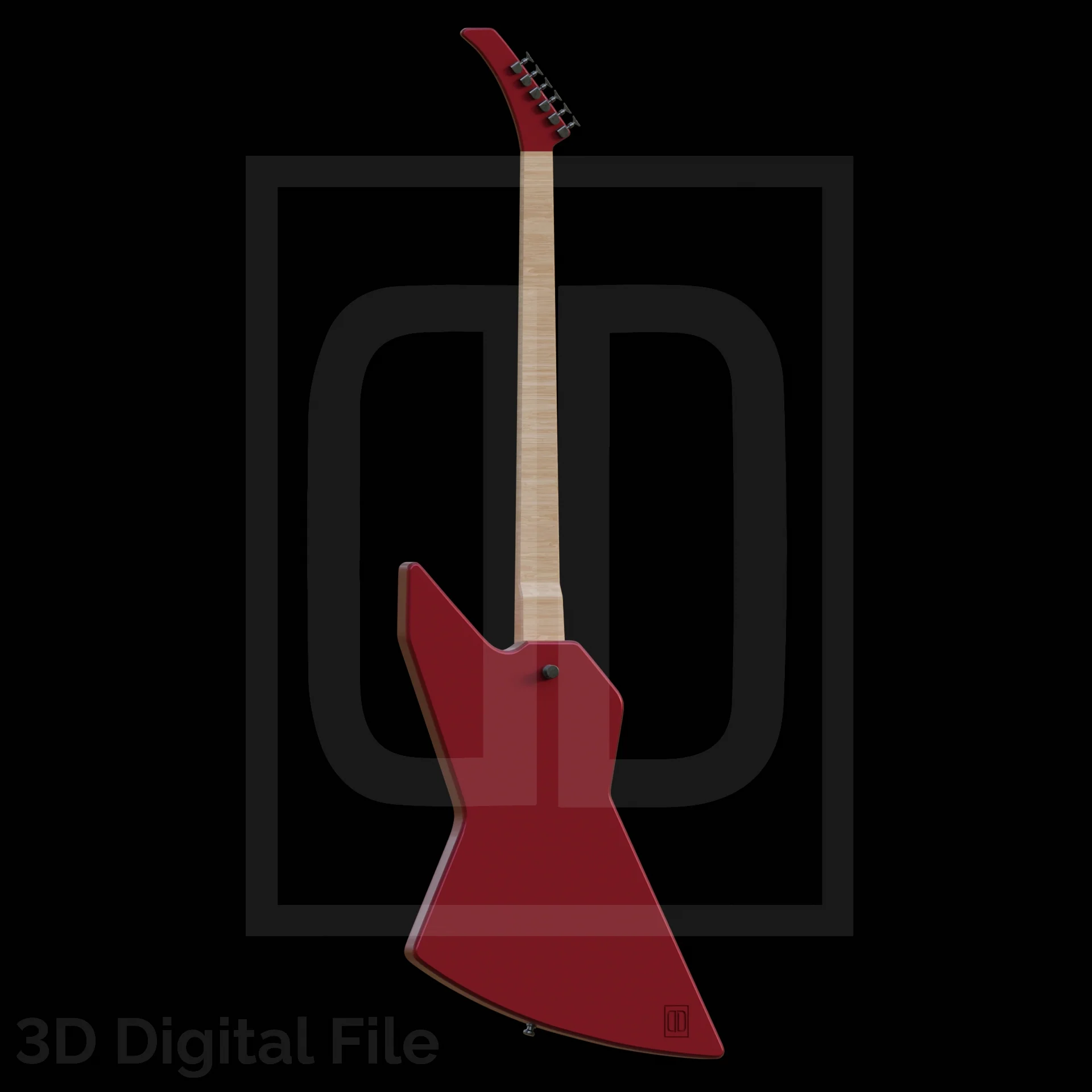 Webslinger Punk 2099 Guitar - MR Game 3D Model - Image 7