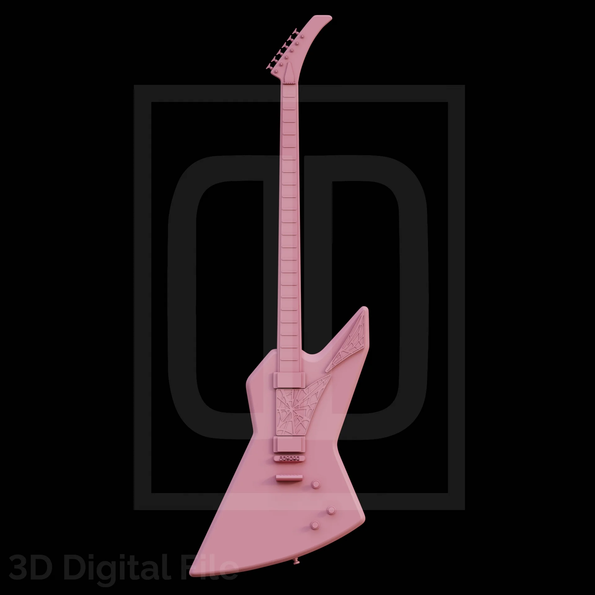 Webslinger Punk 2099 Guitar - MR Game 3D Model - Image 8