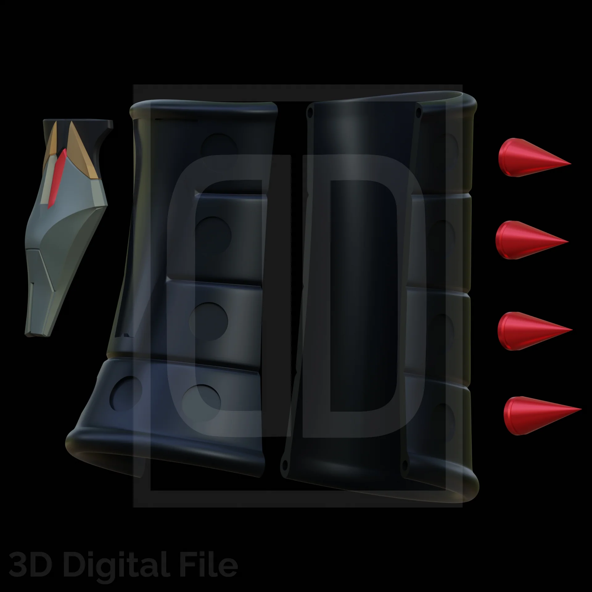 Webslinger Punk 2099 - MR Game 3D Model - Image 2