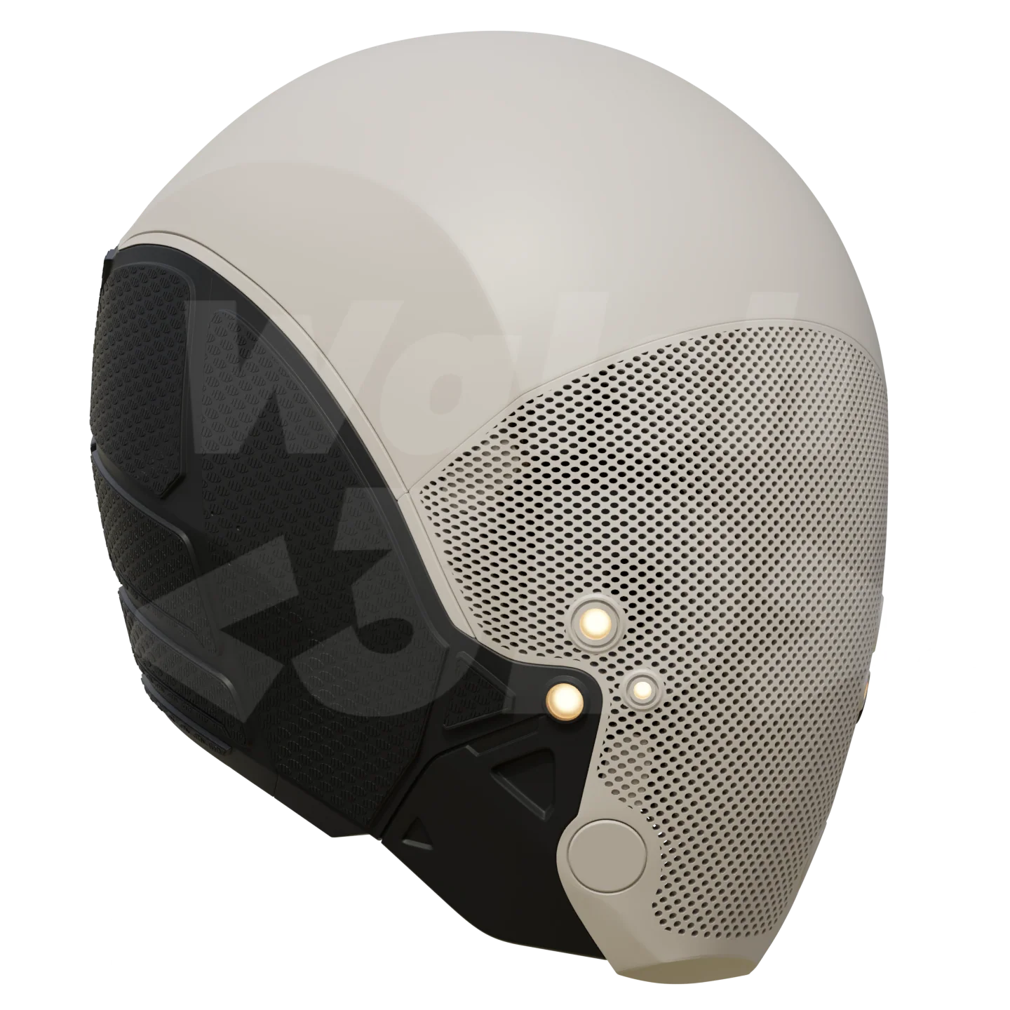 White Assassin V4 Helmet 3D Printable Model - Image 4