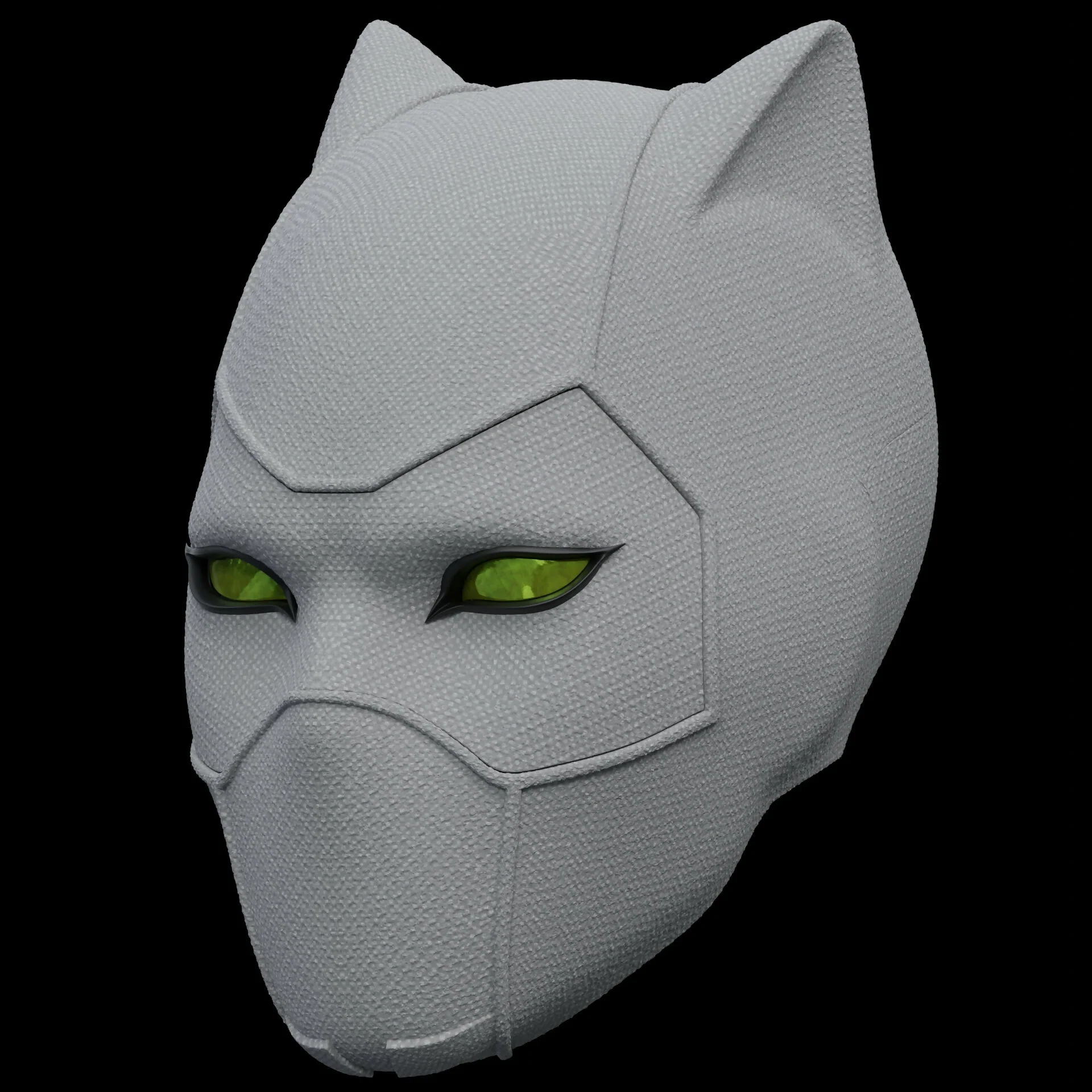 White Tiger Mask 3D Model - Image 3