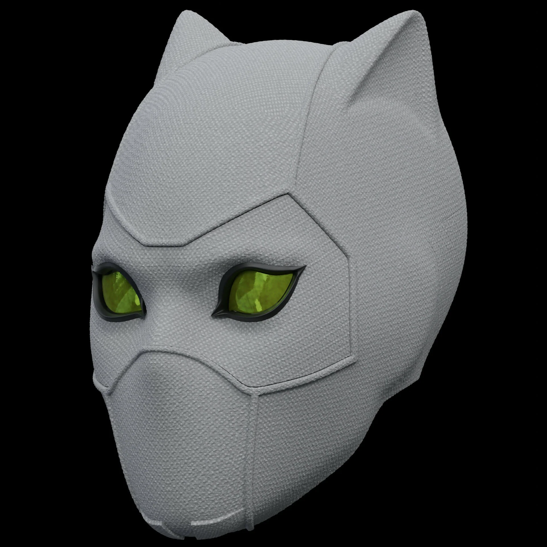 White Tiger Mask 3D Model - Image 4