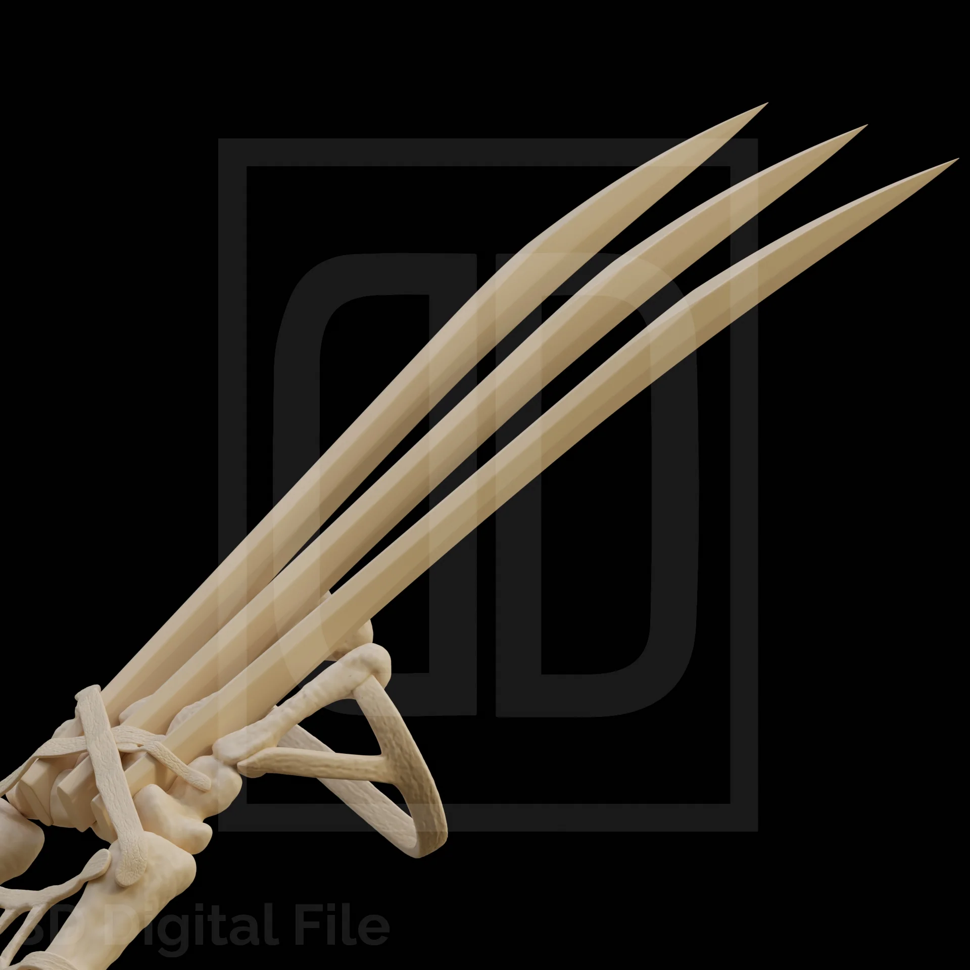 Wolf Berserk Claws 3D Model - Image 10